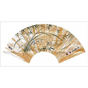 周牧天国画作品-《【天蓝色水墨】作者周牧天》