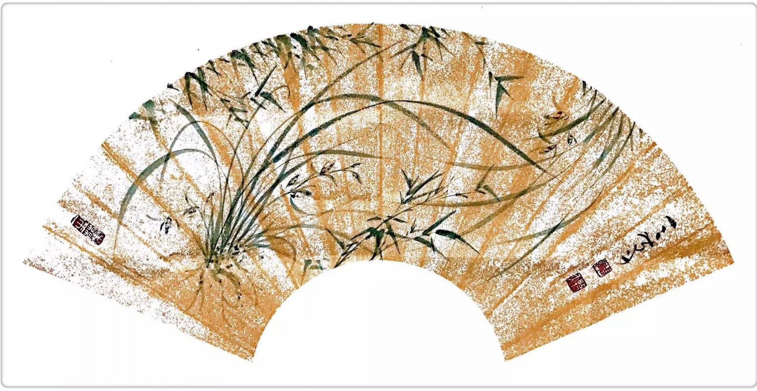 周牧天国画作品《【天蓝色水墨】作者周牧天》【图0】