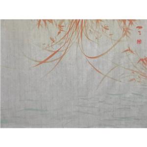 周牧天国画作品-《【朱砂】作者周牧天》