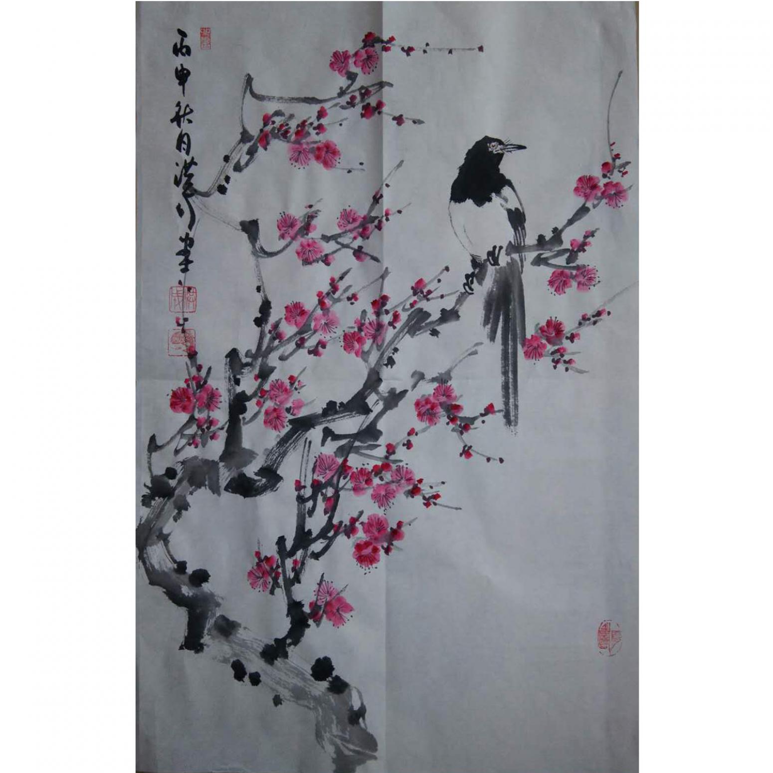 于洪成国画作品《【花鸟2】作者于洪成》