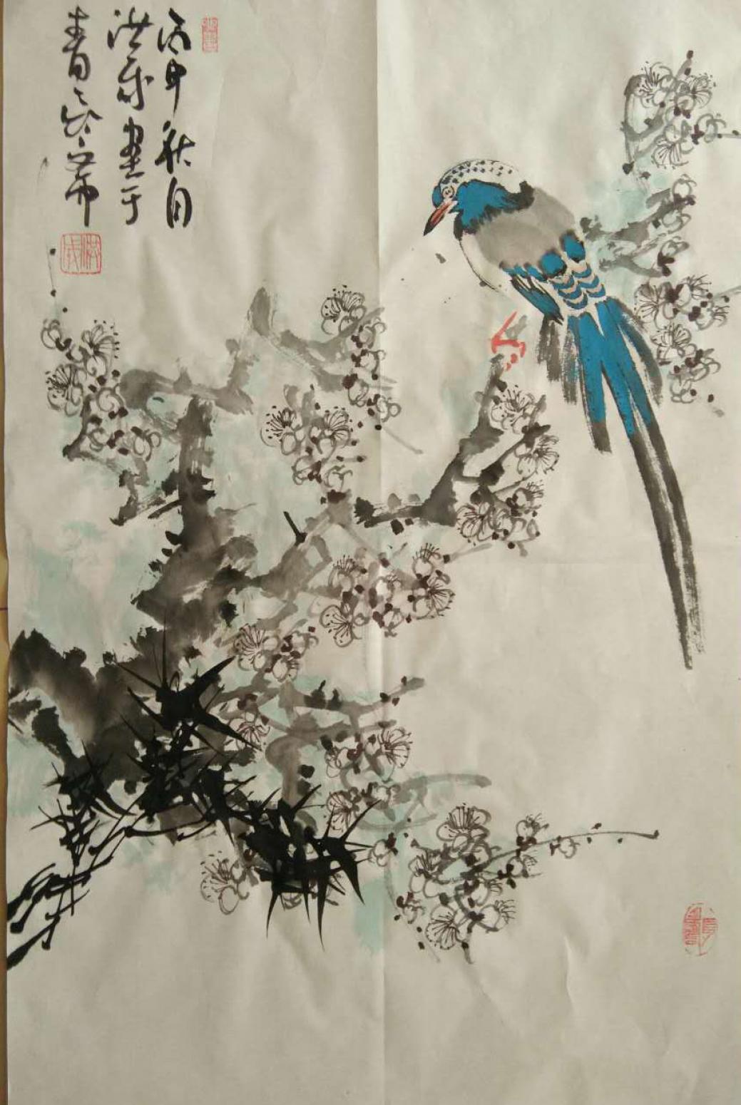 于洪成国画作品《【花鸟4】作者于洪成》【图0】