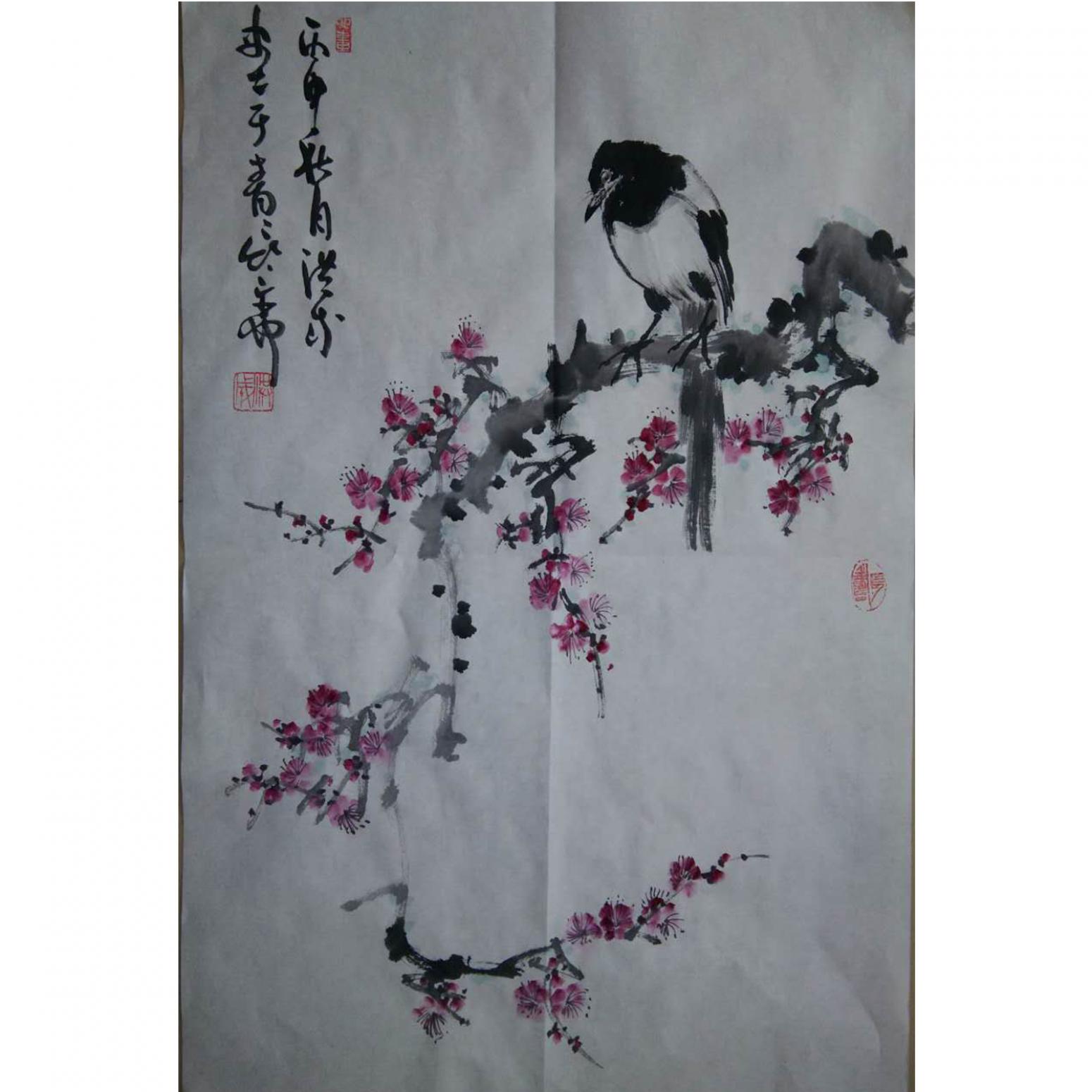 于洪成国画作品《【花鸟6】作者于洪成》