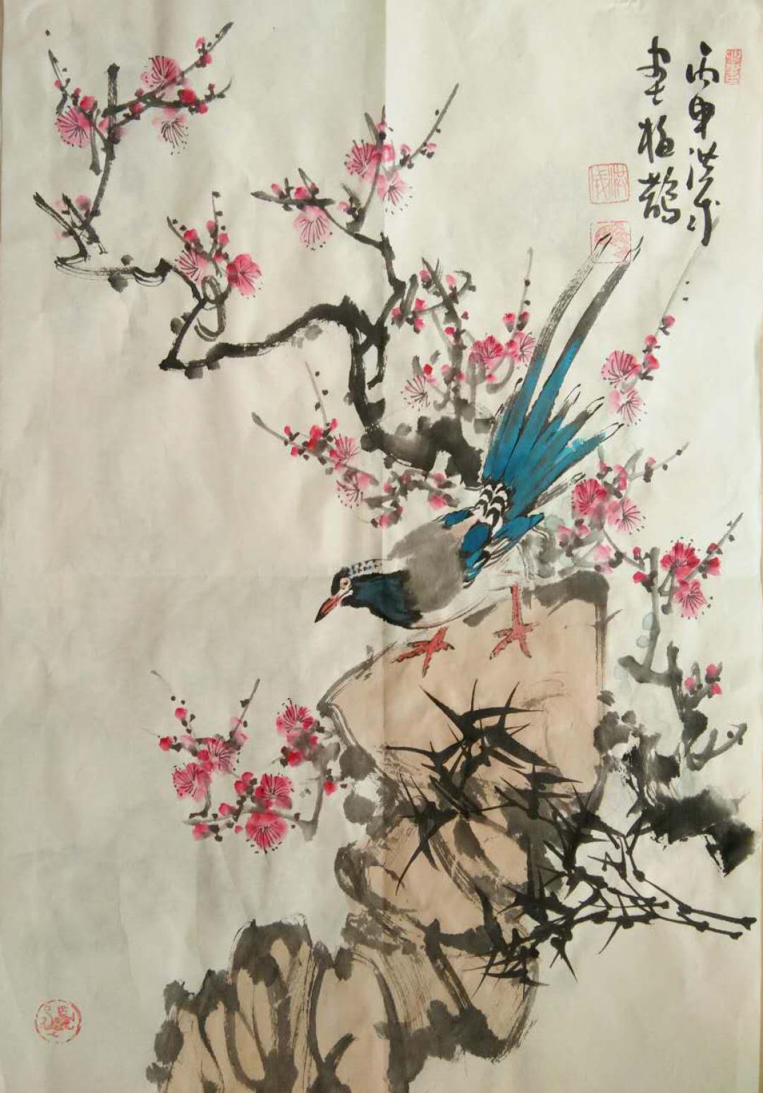 于洪成国画作品《【花鸟9】作者于洪成》【图0】
