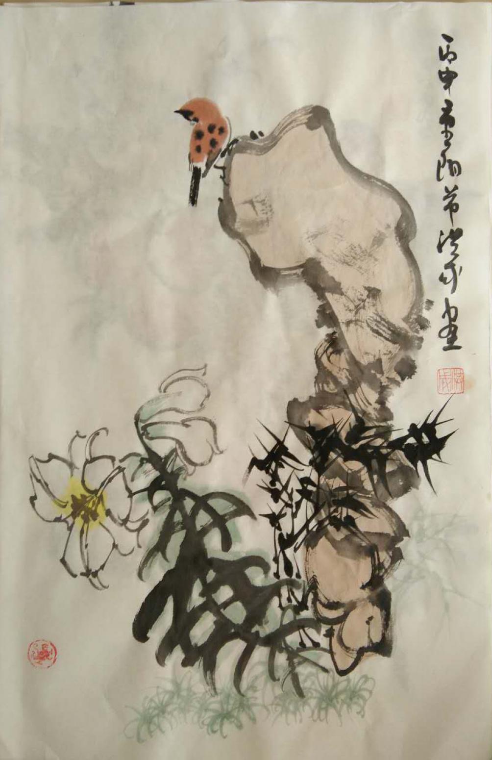 于洪成国画作品《【花鸟10】作者于洪成》【图0】