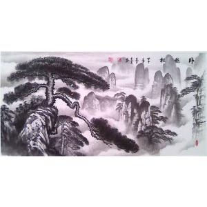 陈建安国画作品《【卧龙松 裱好】作者陈建安》价格2352.00元