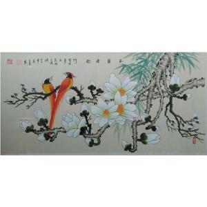 陈建安国画作品《【玉兰清韵 裱好】作者陈建安》价格1200.00元