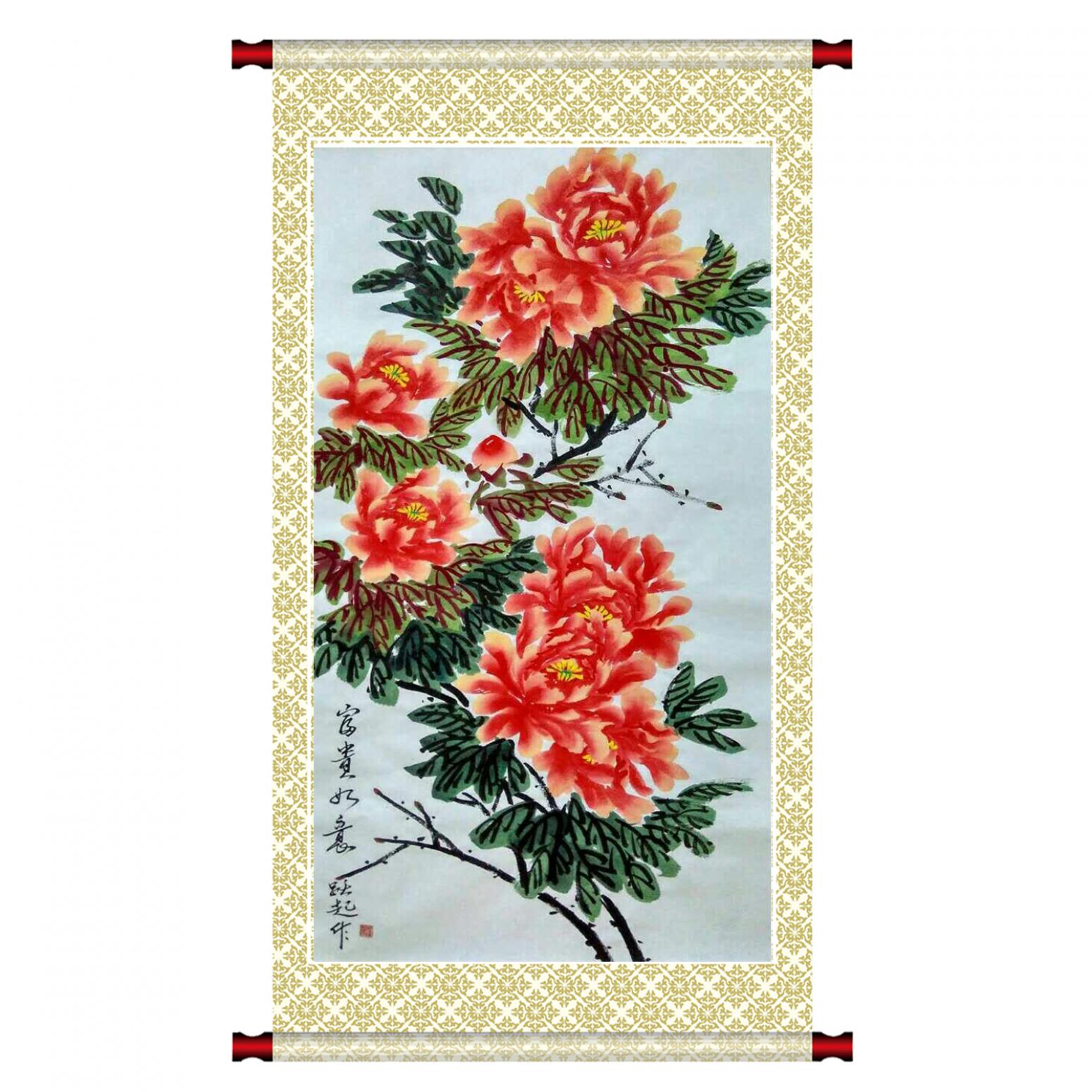 何跃起国画作品《【花鸟4】作者何跃起》【图1】