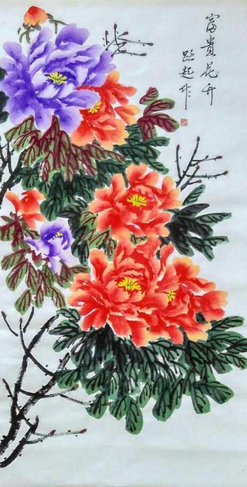 何跃起国画作品《【花鸟10】作者何跃起》【图0】