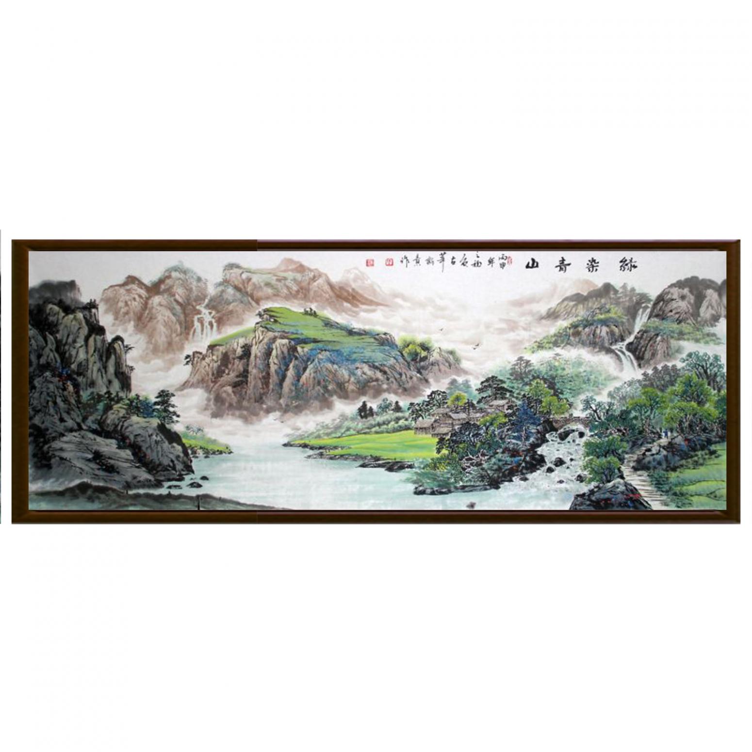 陈新义国画作品《【绿染青山】陈新义》【图2】