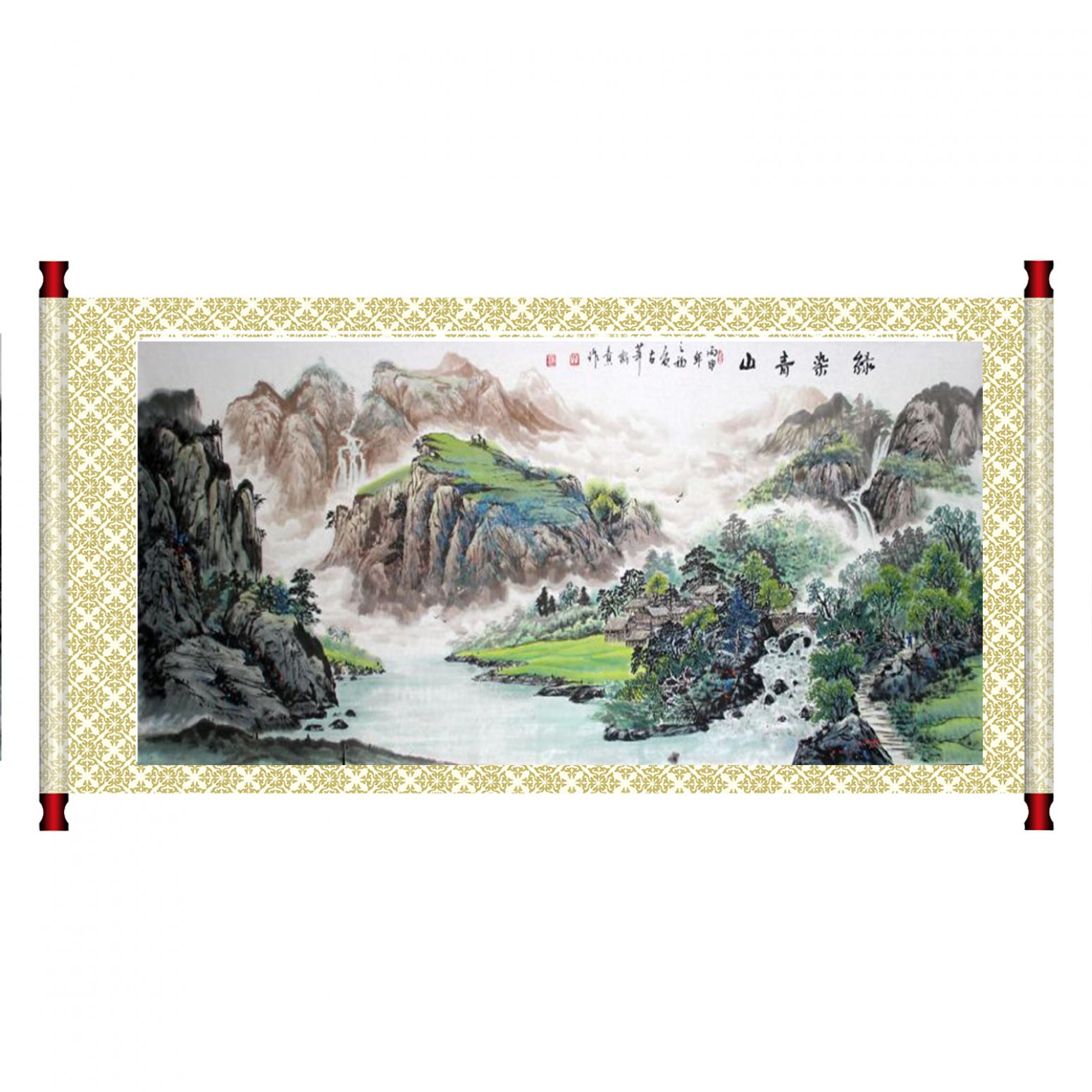 陈新义国画作品《【绿染青山】陈新义》【图1】