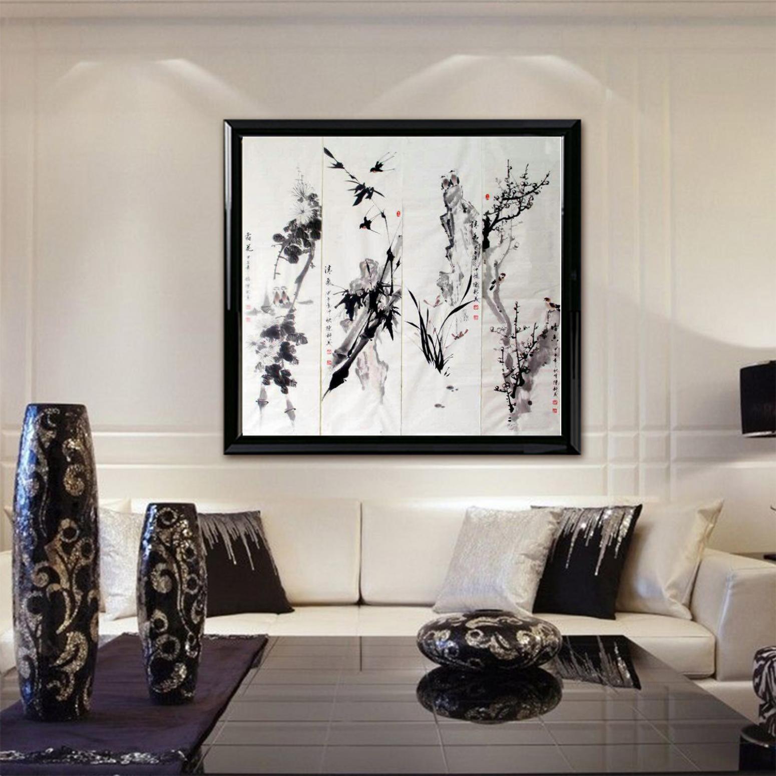 陈新义国画作品《【梅兰竹菊】陈新义》【图3】