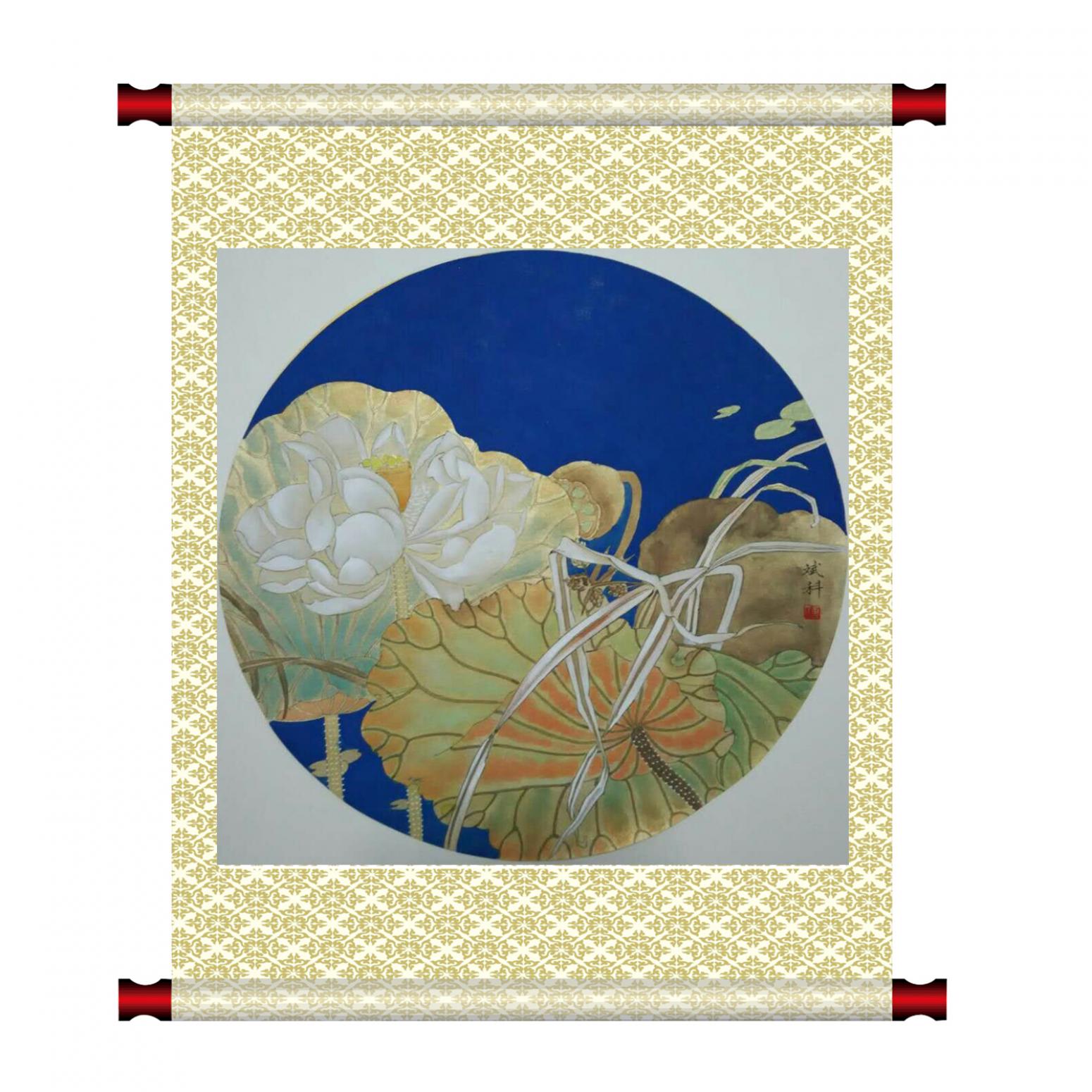 傅斌科国画作品《【荷】作者傅斌科》【图1】