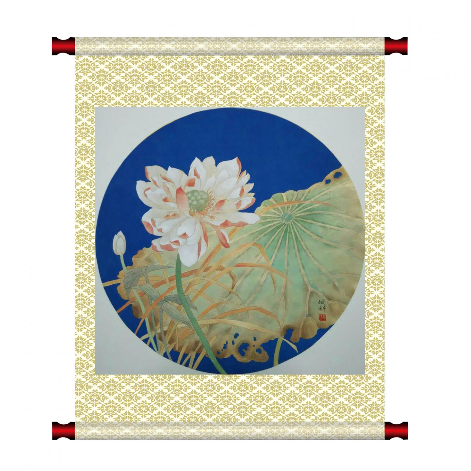 傅斌科国画作品《【莲】作者傅斌科》【图1】