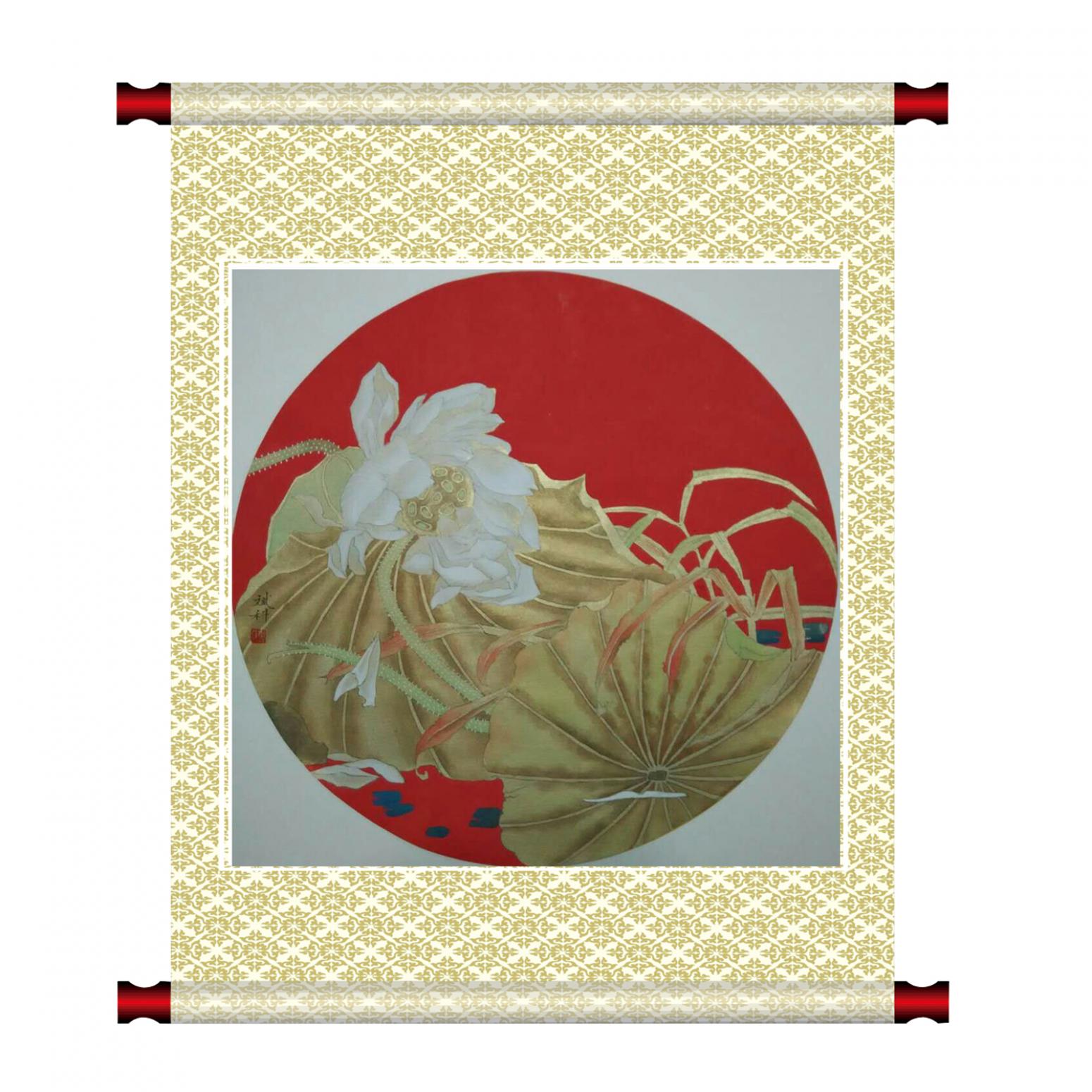 傅斌科国画作品《【莲】作者傅斌科》【图1】