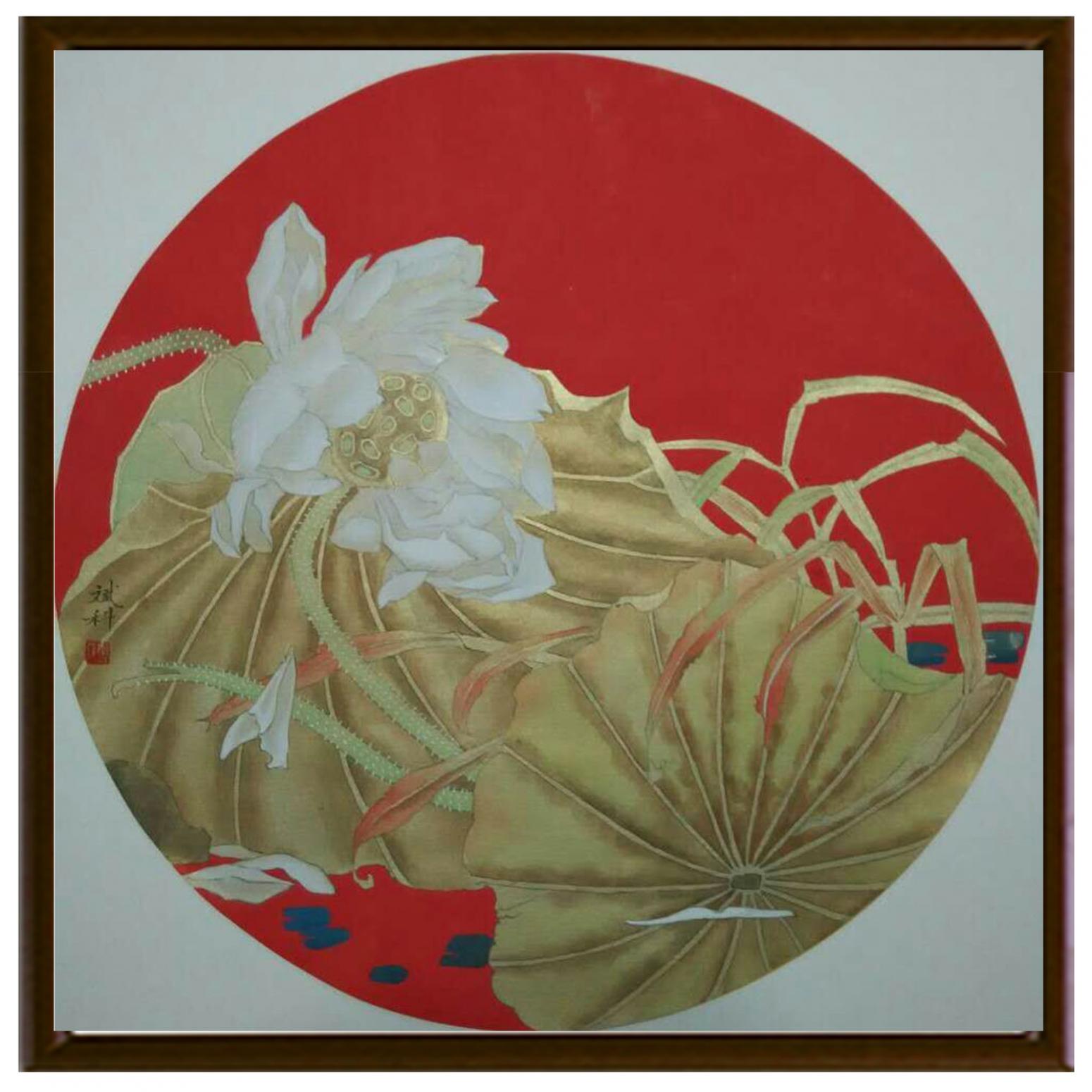 傅斌科国画作品《【莲】作者傅斌科》【图2】