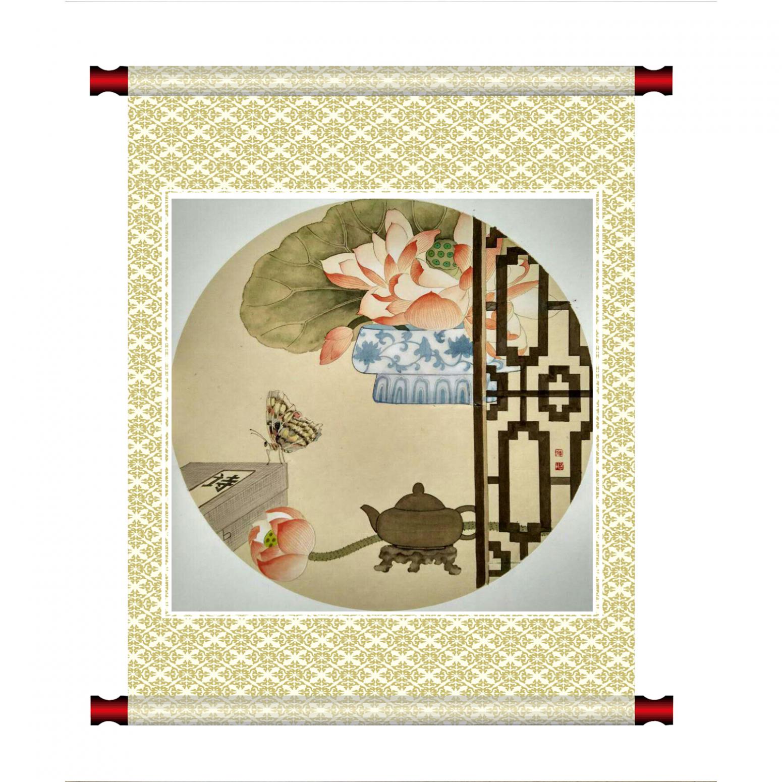 傅斌科国画作品《【茶】作者傅斌科》【图1】