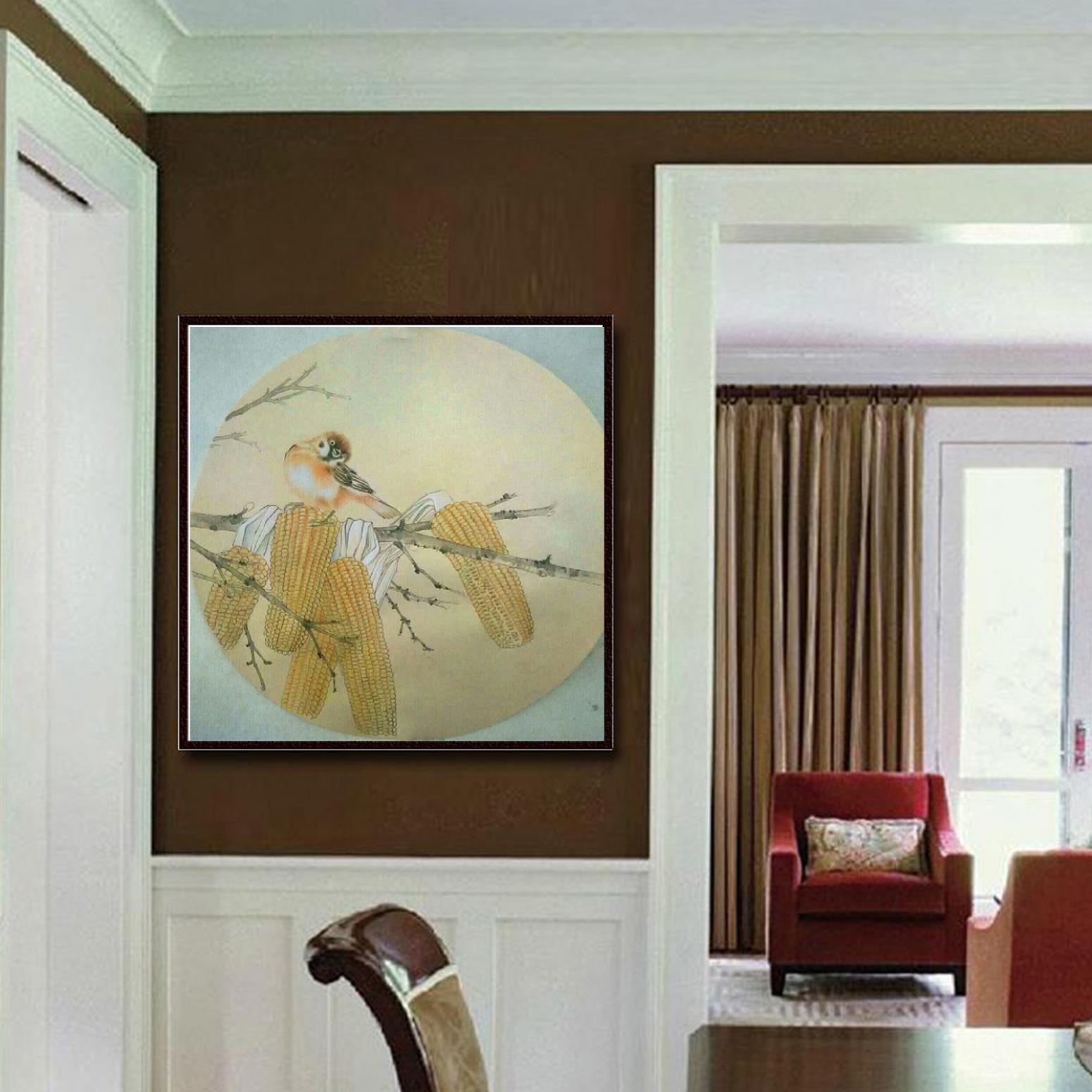 傅斌科国画作品《【丰收】作者傅斌科》【图3】