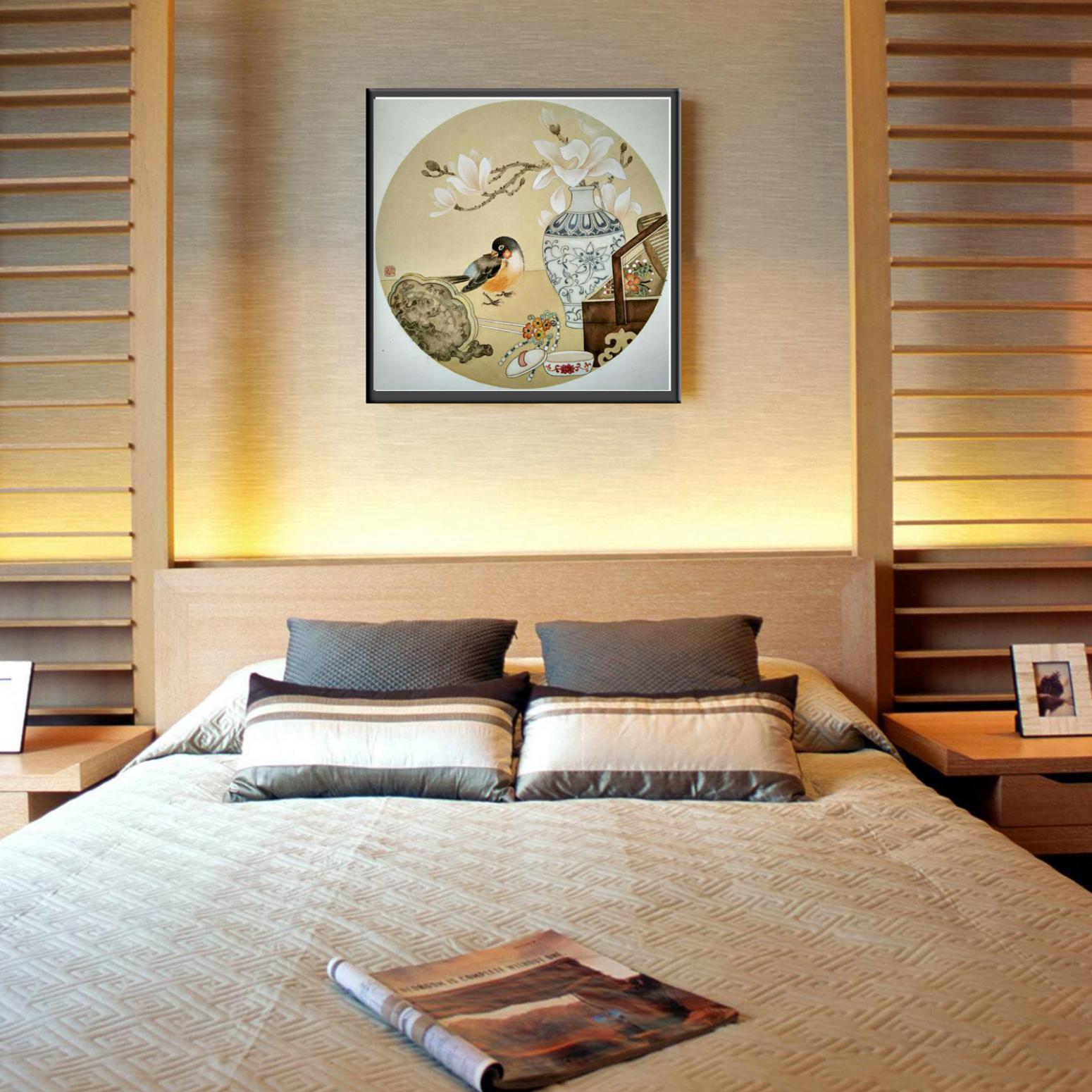 傅斌科国画作品《【鸟语花香】作者傅斌科》【图3】