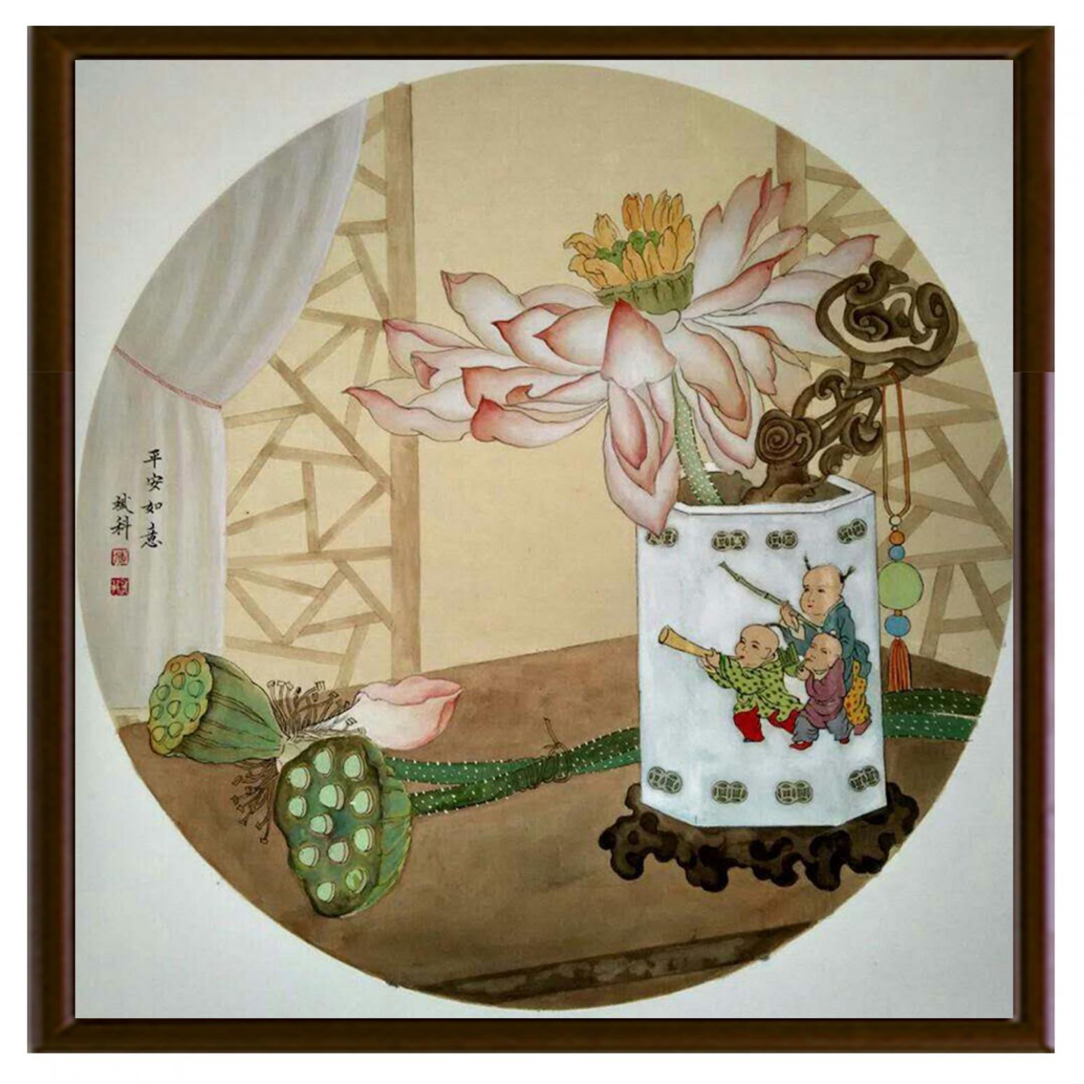 傅斌科国画作品《【莲】作者傅斌科》【图2】