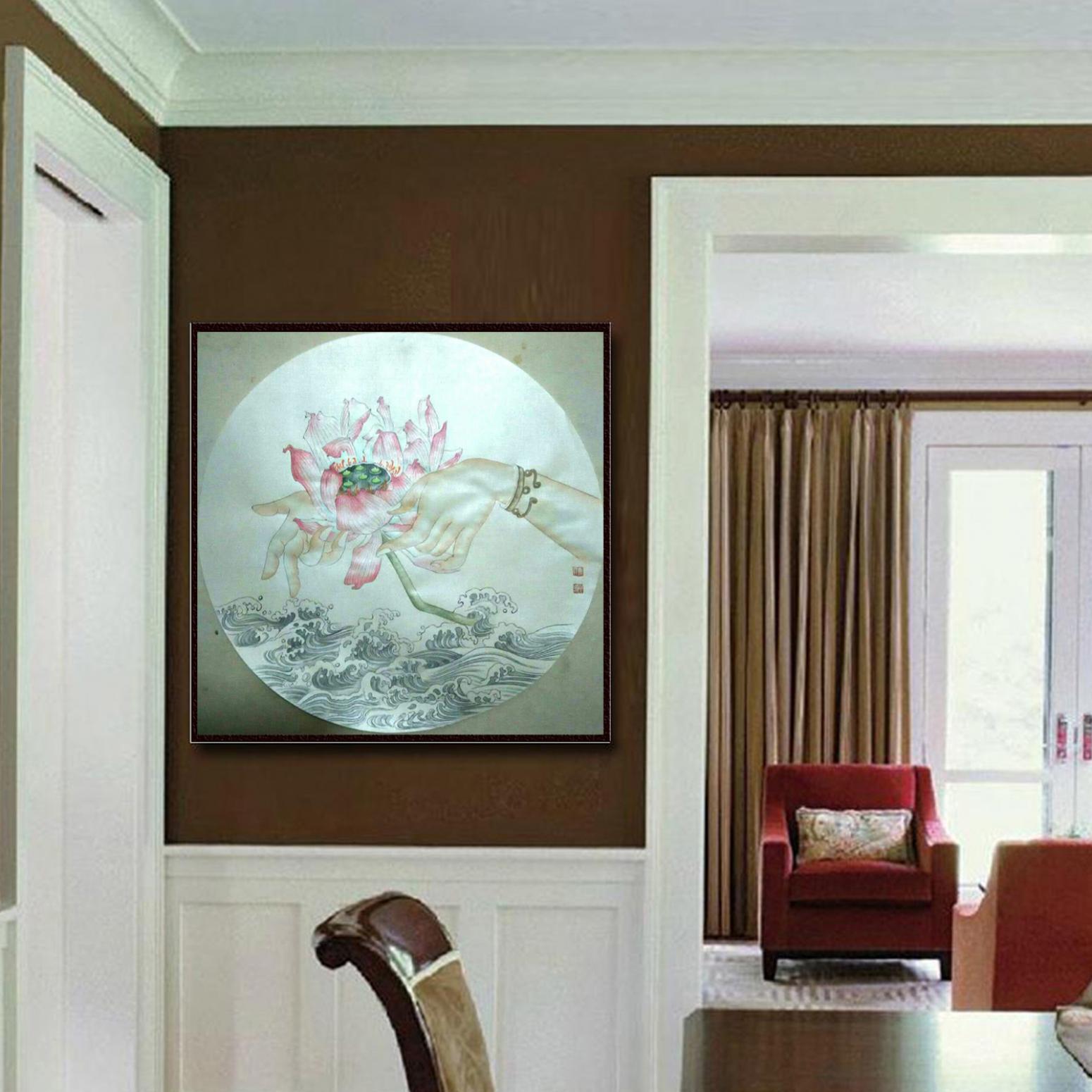 傅斌科国画作品《【莲】作者傅斌科》【图3】