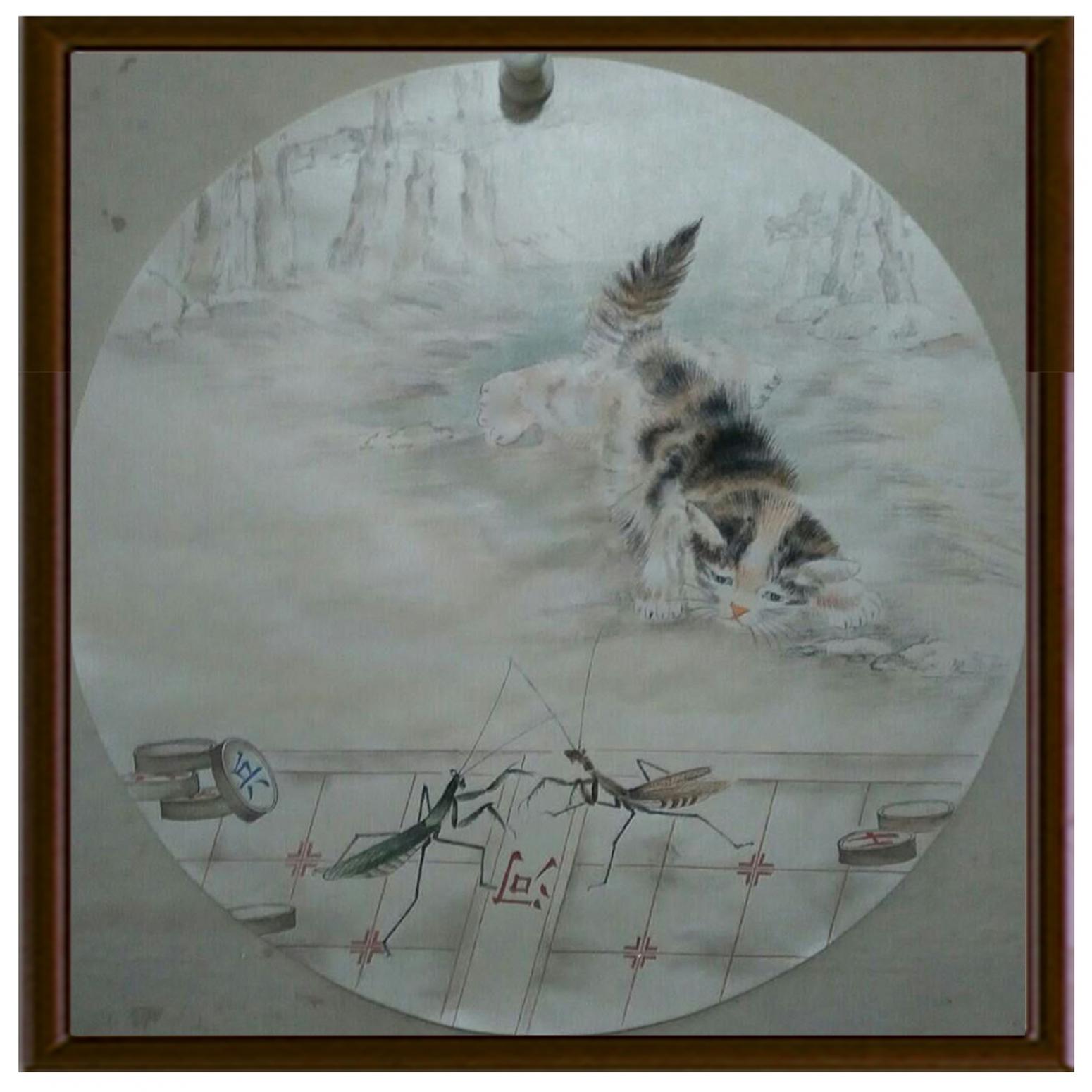 傅斌科国画作品《【猫】作者傅斌科》【图2】