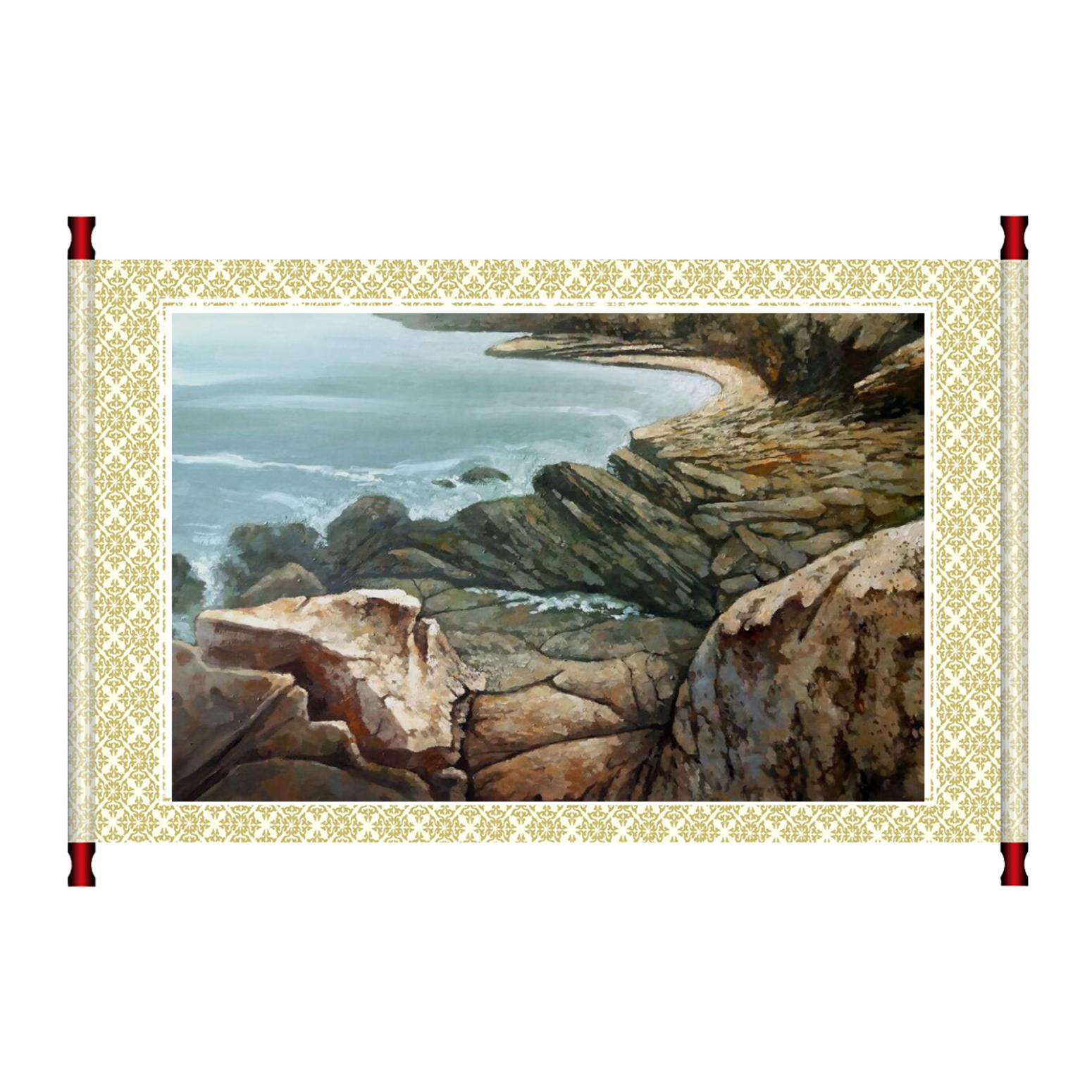 高剑峰油画作品《【乱石穿空】作者高剑峰》【图1】