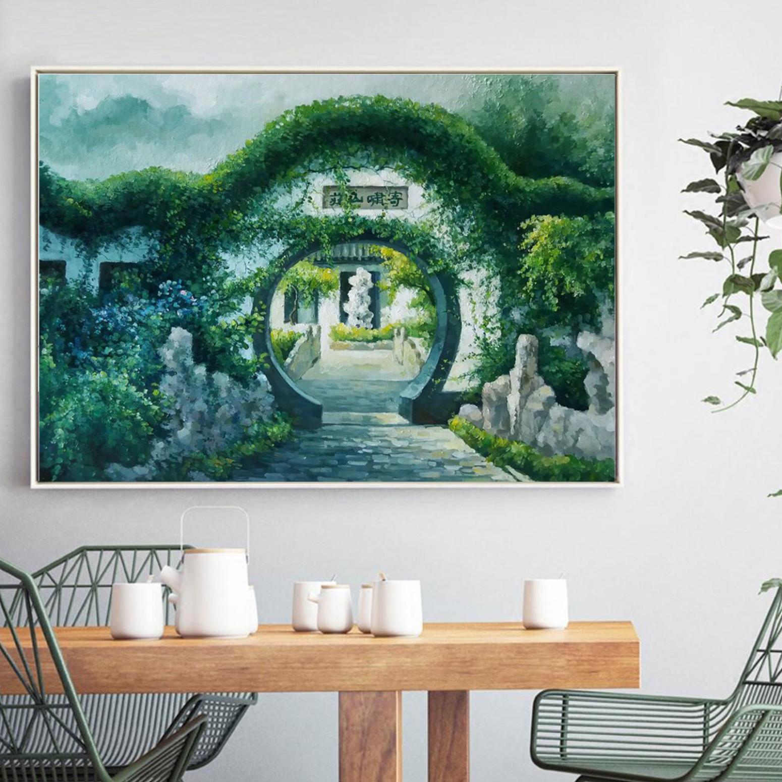 高剑峰油画作品《【扬州小景】作者高剑峰》【图3】