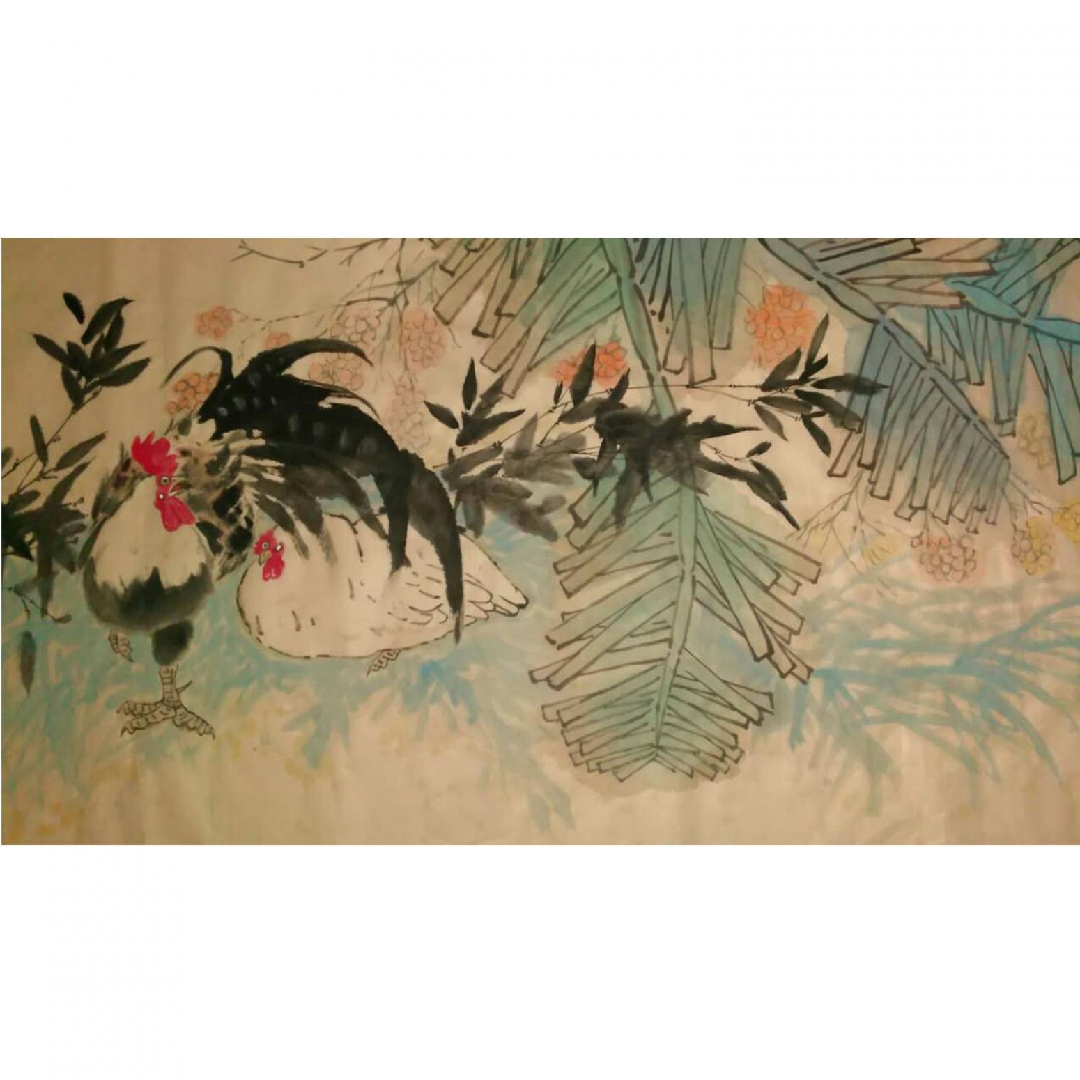 尹晓军国画作品《【大吉大利】作者尹晓军》