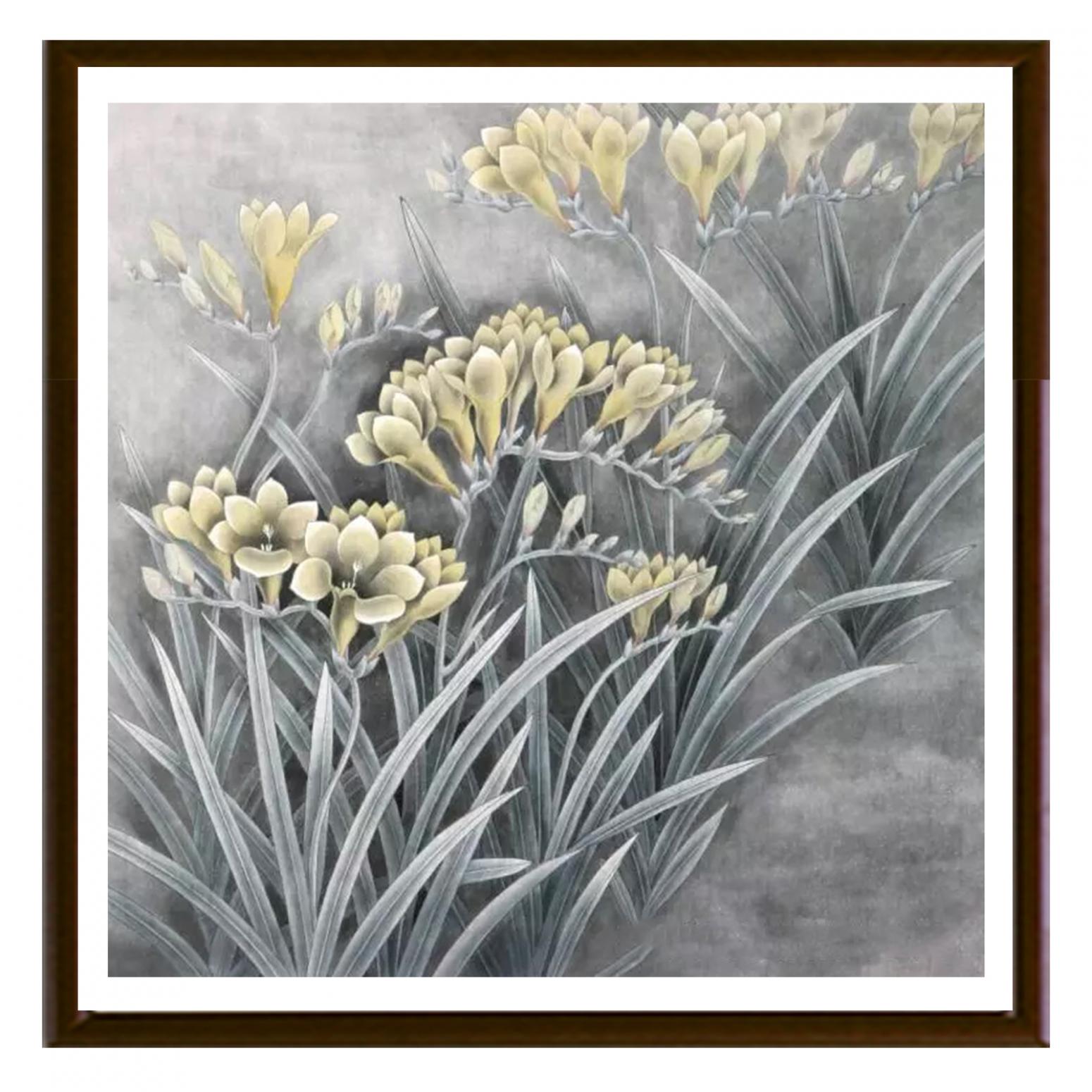 鞠国文国画作品《【花】作者鞠国文》【图2】