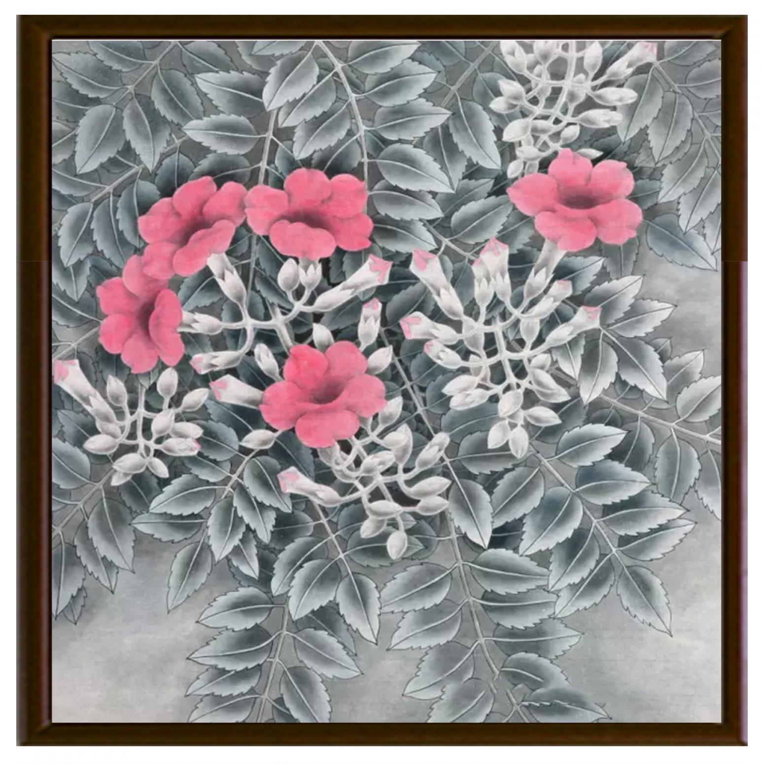 鞠国文国画作品《【花】作者鞠国文》【图2】