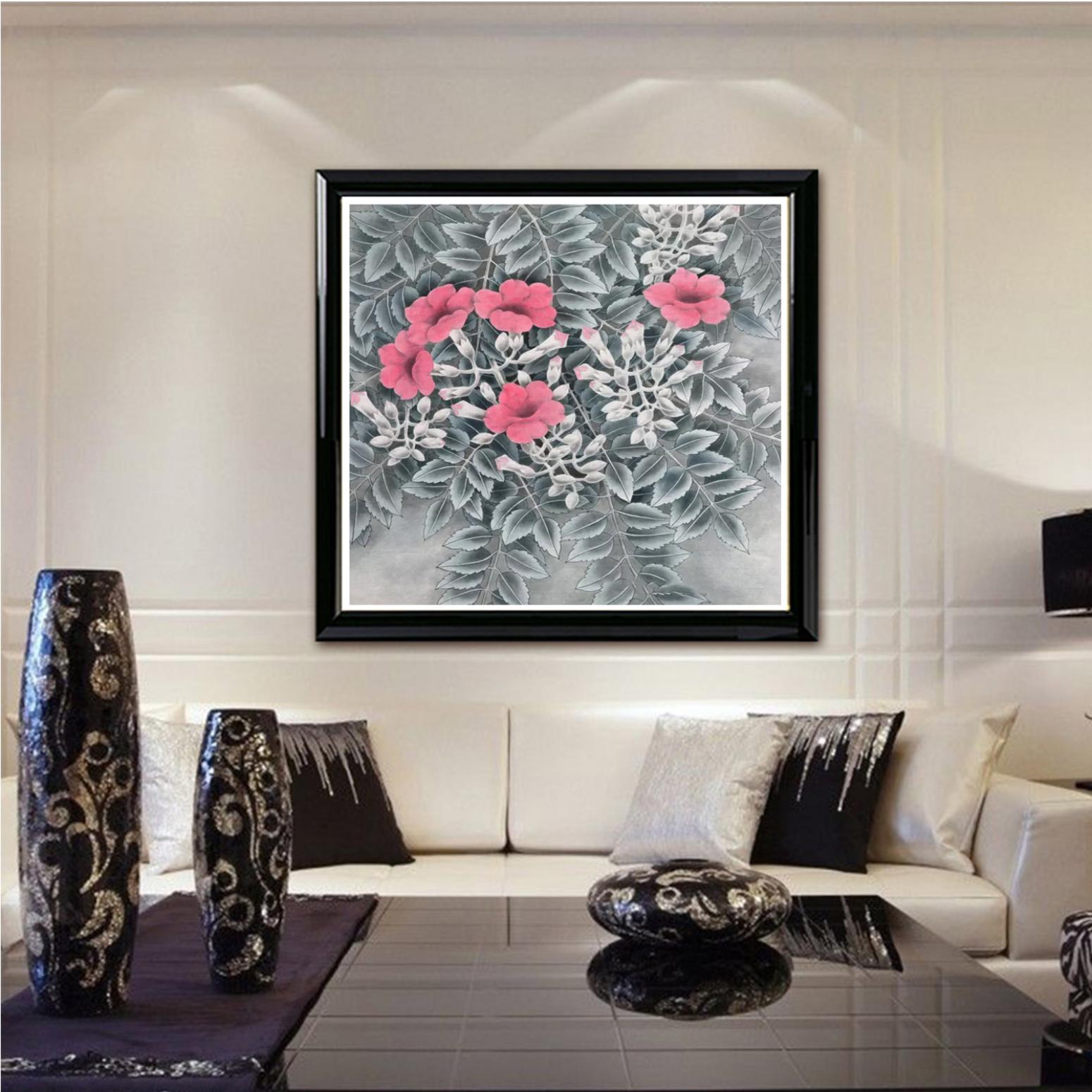 鞠国文国画作品《【花】作者鞠国文》【图3】