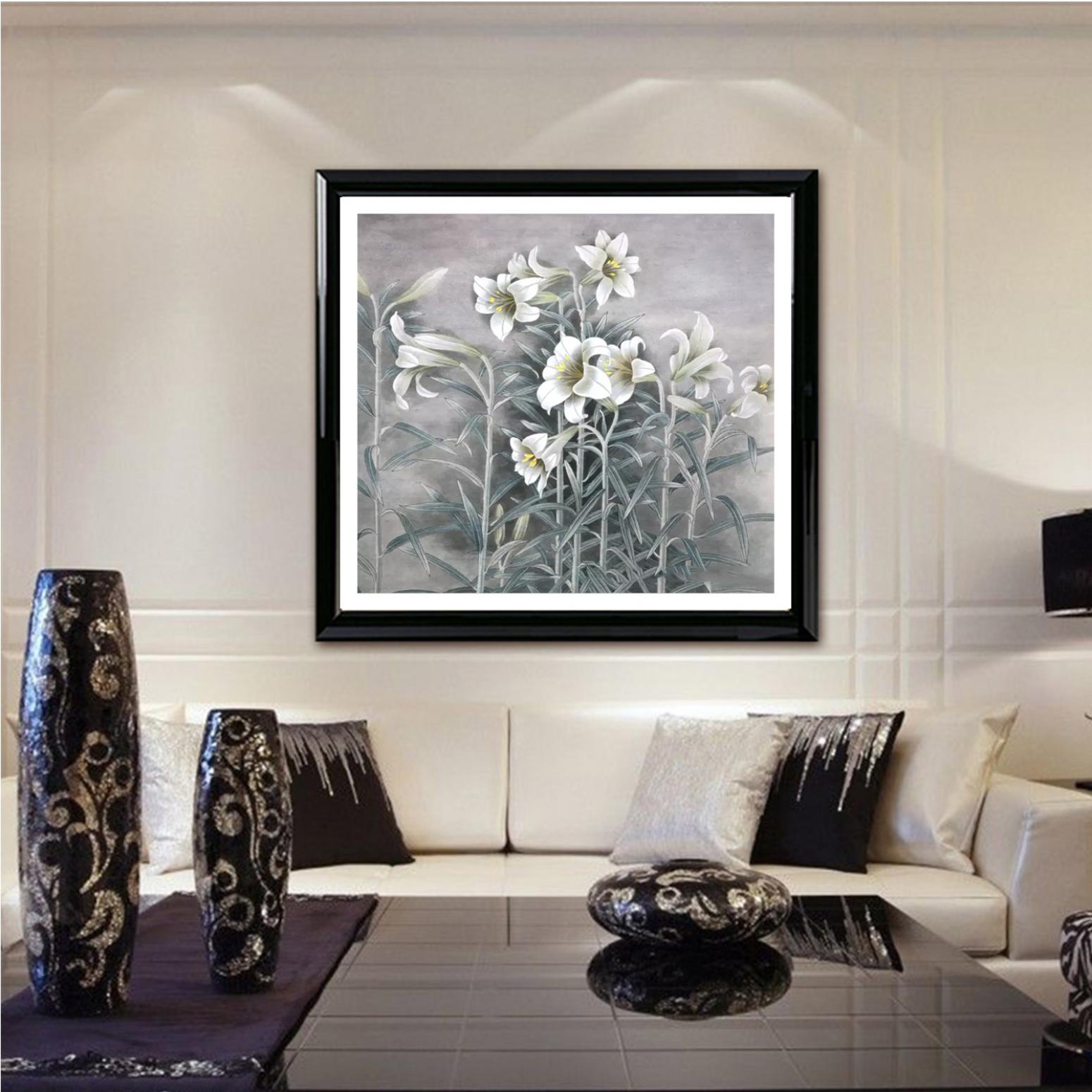 鞠国文国画作品《【百合】作者鞠国文》【图3】