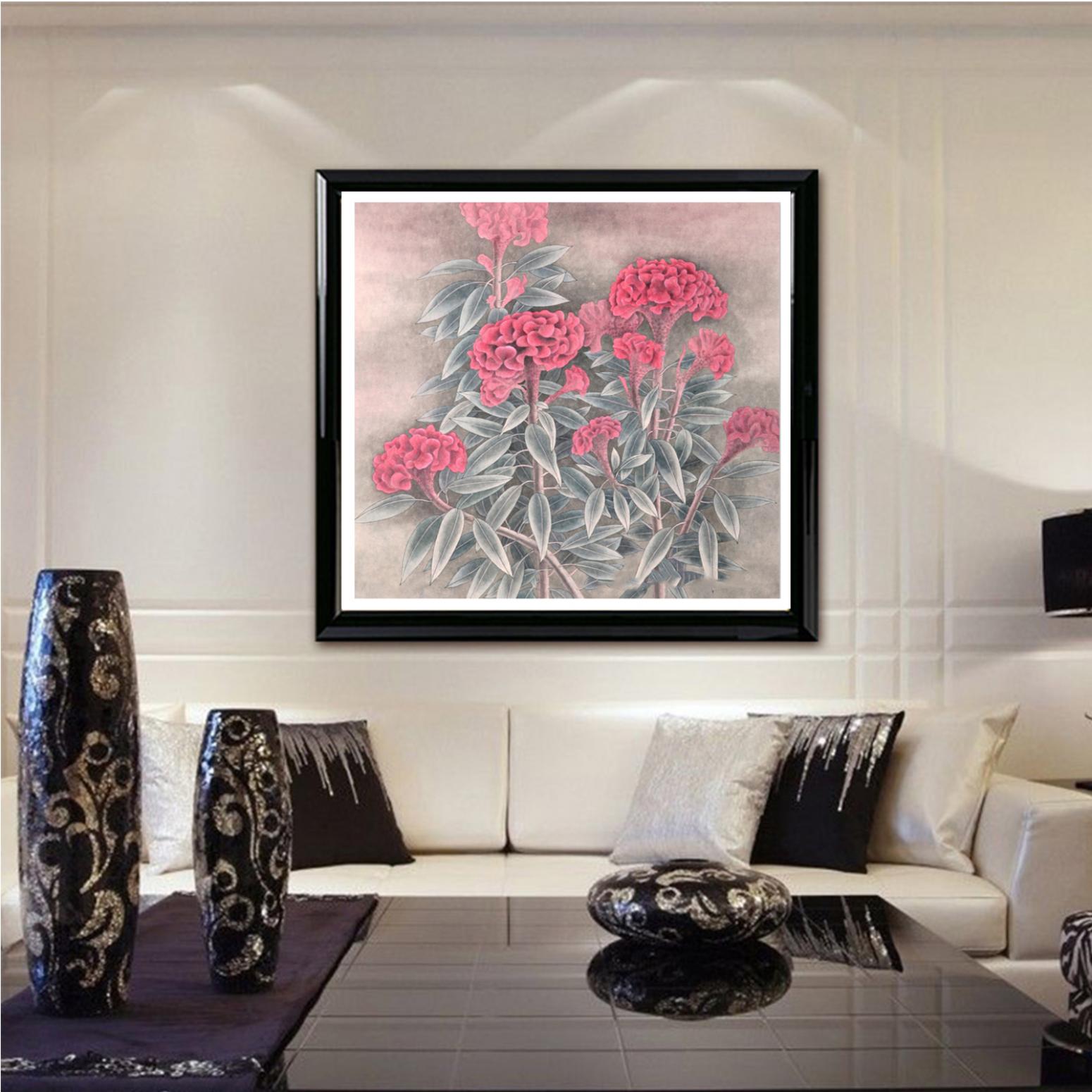 鞠国文国画作品《【花】作者鞠国文》【图3】