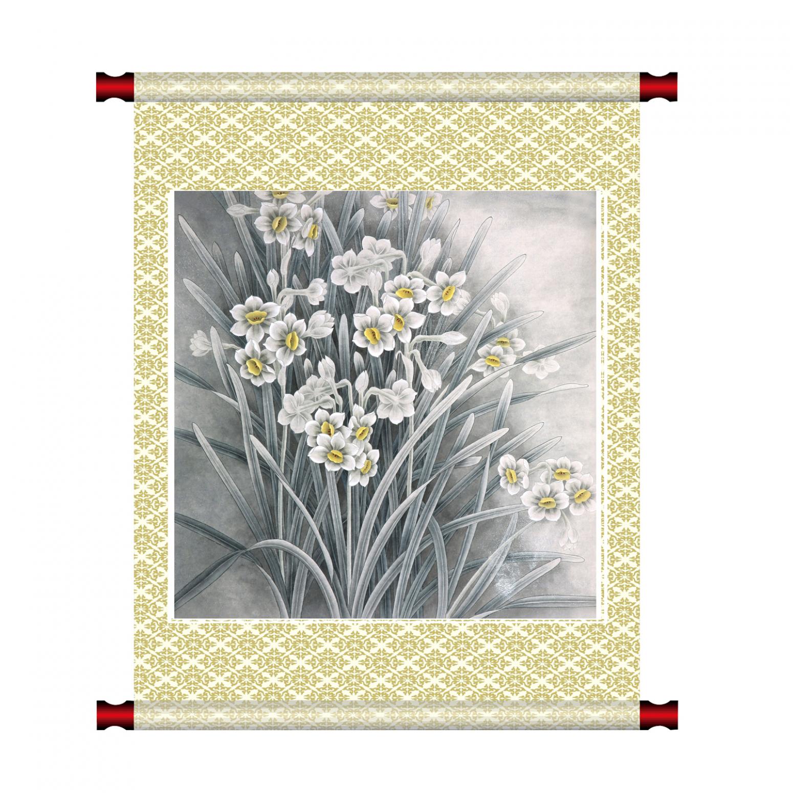 鞠国文国画作品《【花】作者鞠国文》【图1】