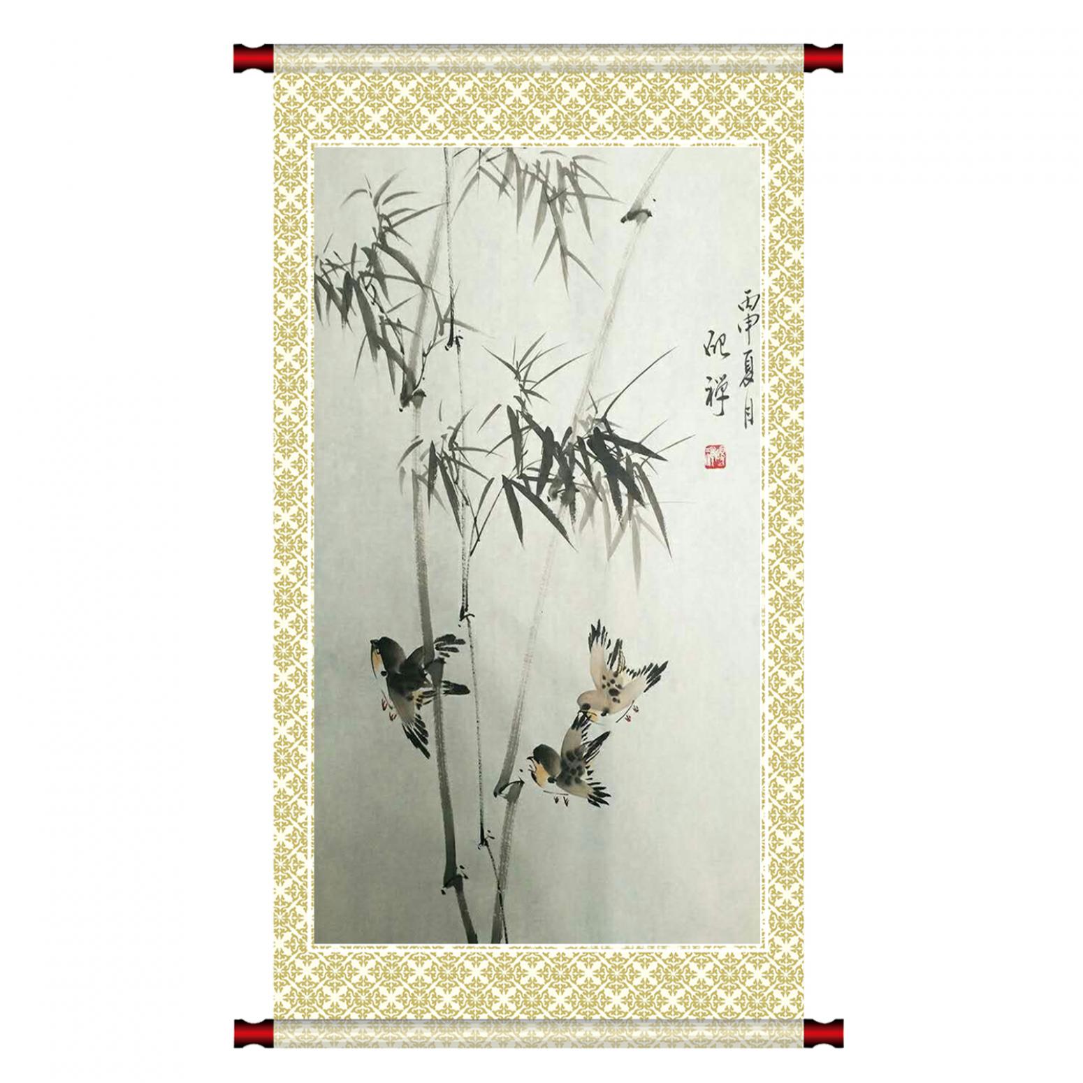 张清永国画作品《【夏竹】作者张清永》【图1】