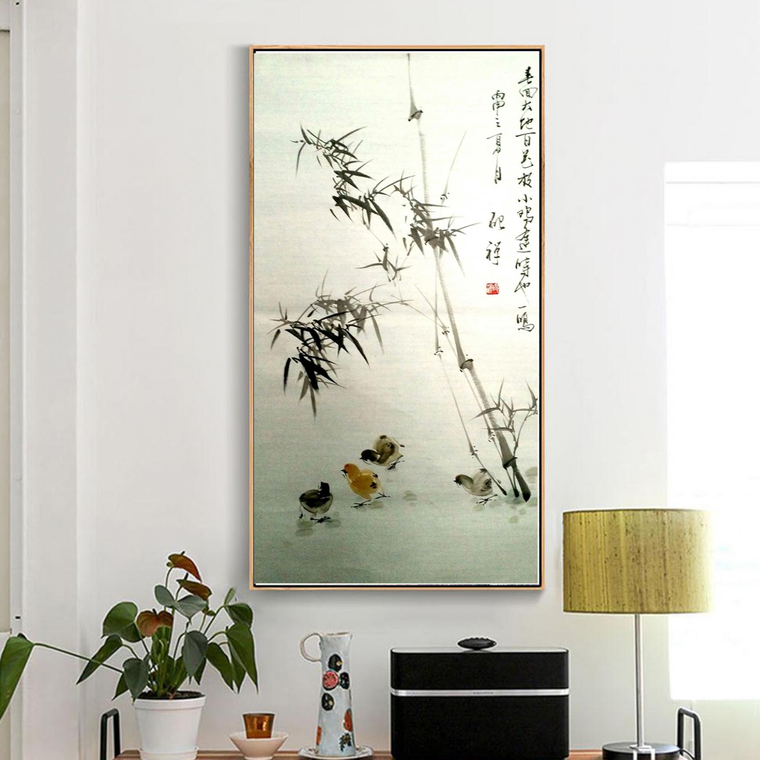 张清永国画作品《【竹舍一角】作者张清永》【图3】