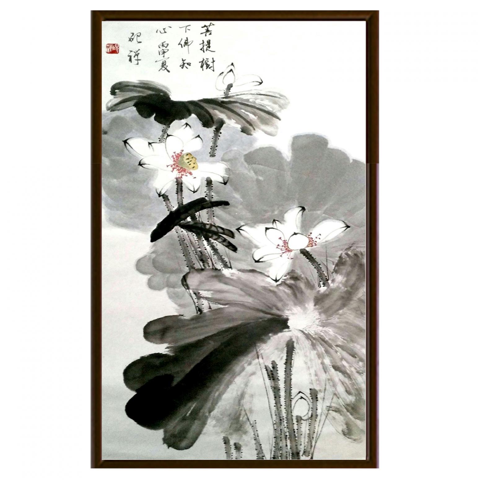 张清永国画作品《【菩提树下佛】作者张清永》【图2】