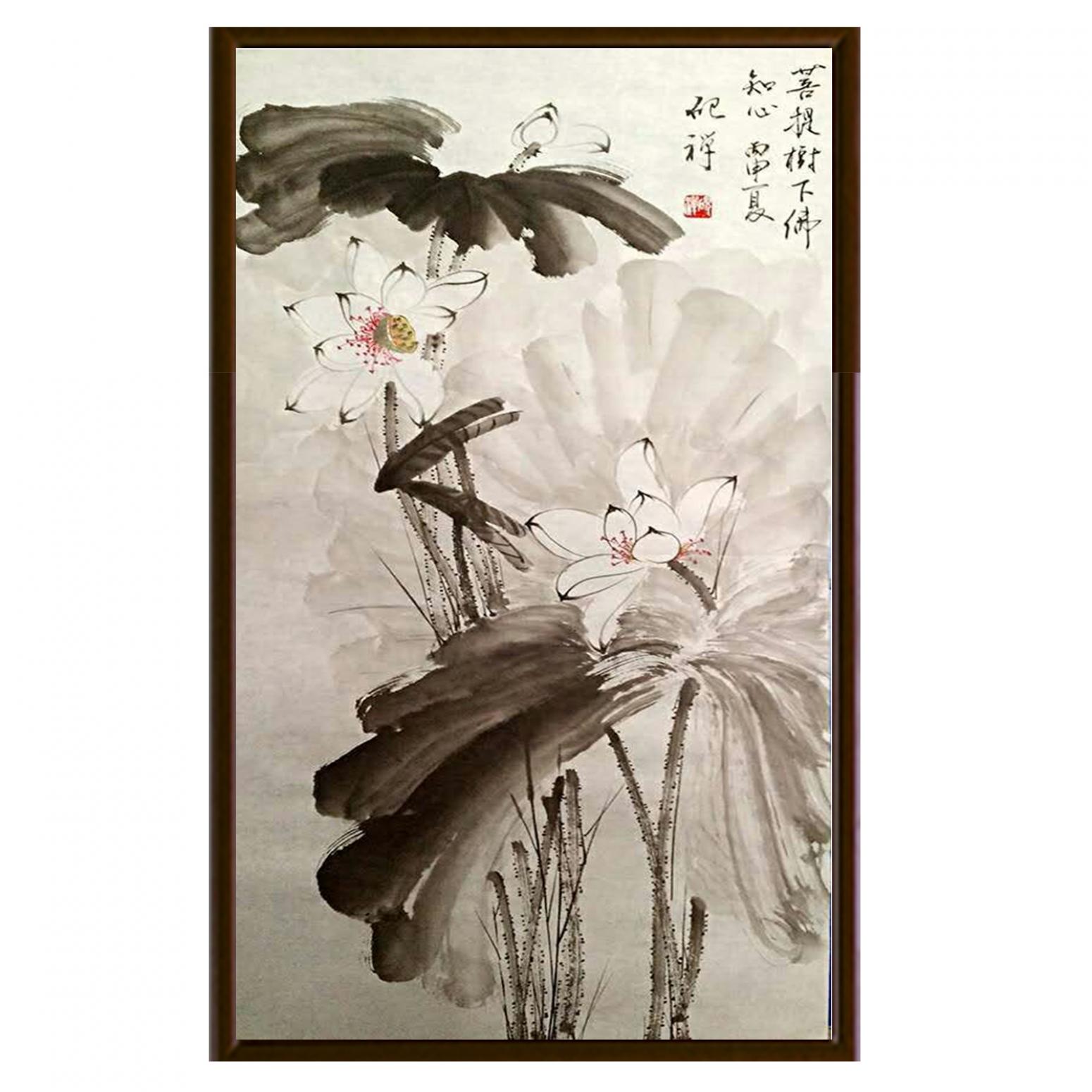 张清永国画作品《【菩提树下佛二】作者张清永》【图2】