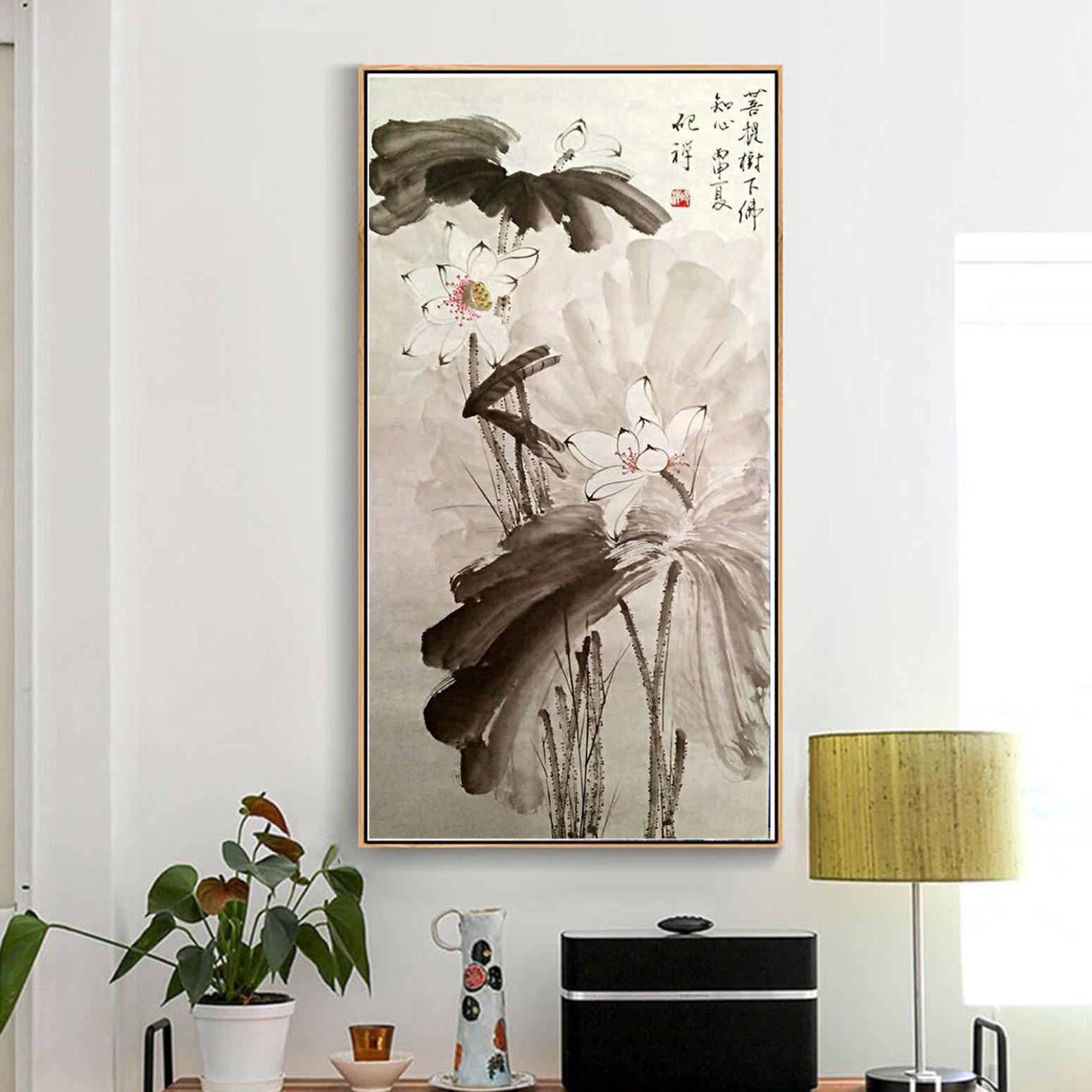 张清永国画作品《【菩提树下佛二】作者张清永》【图3】