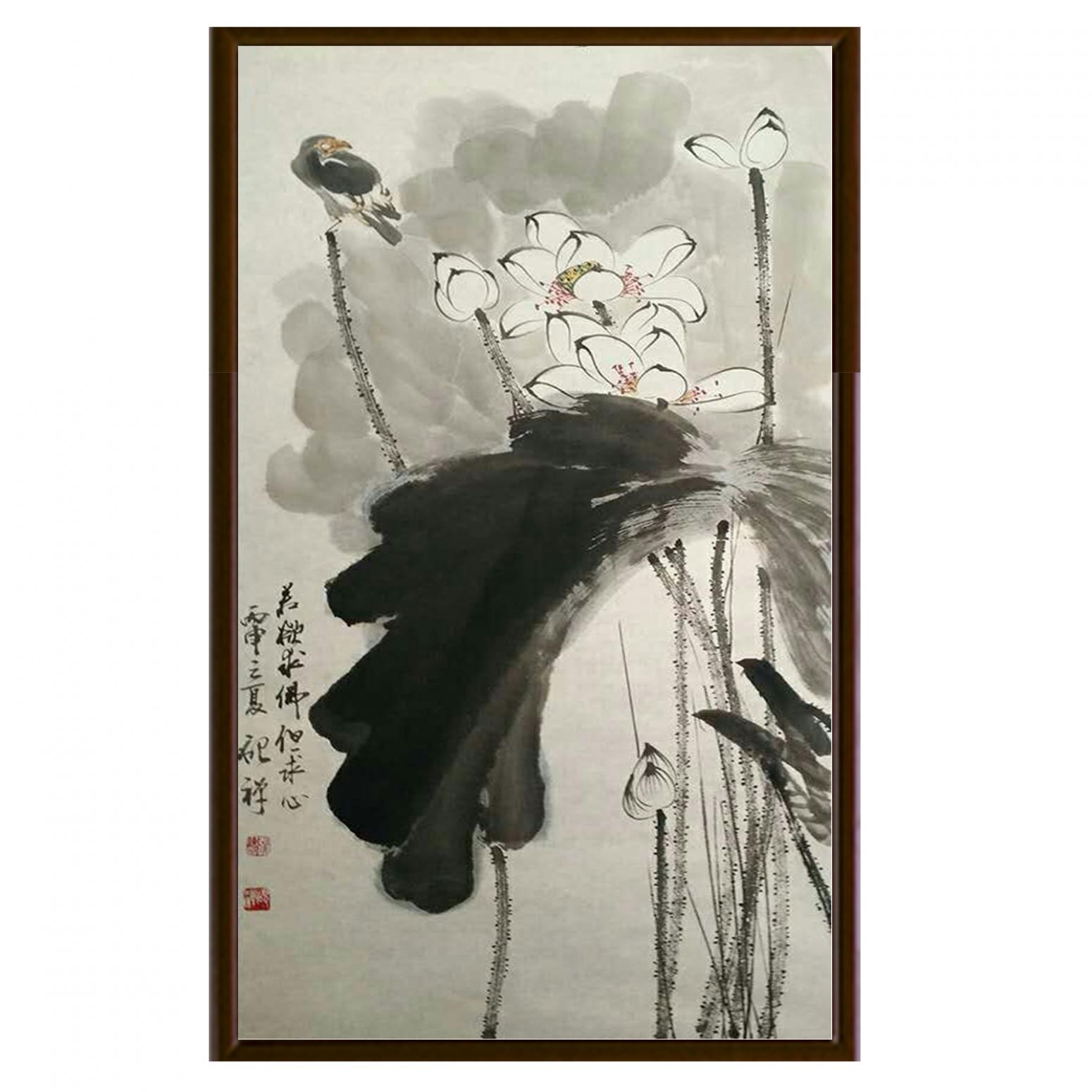 张清永国画作品《【俏立枝头】作者张清永》【图2】