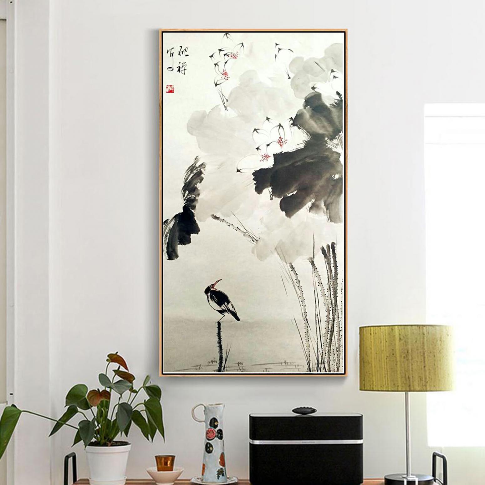 张清永国画作品《【静若莲花】作者张清永》【图3】