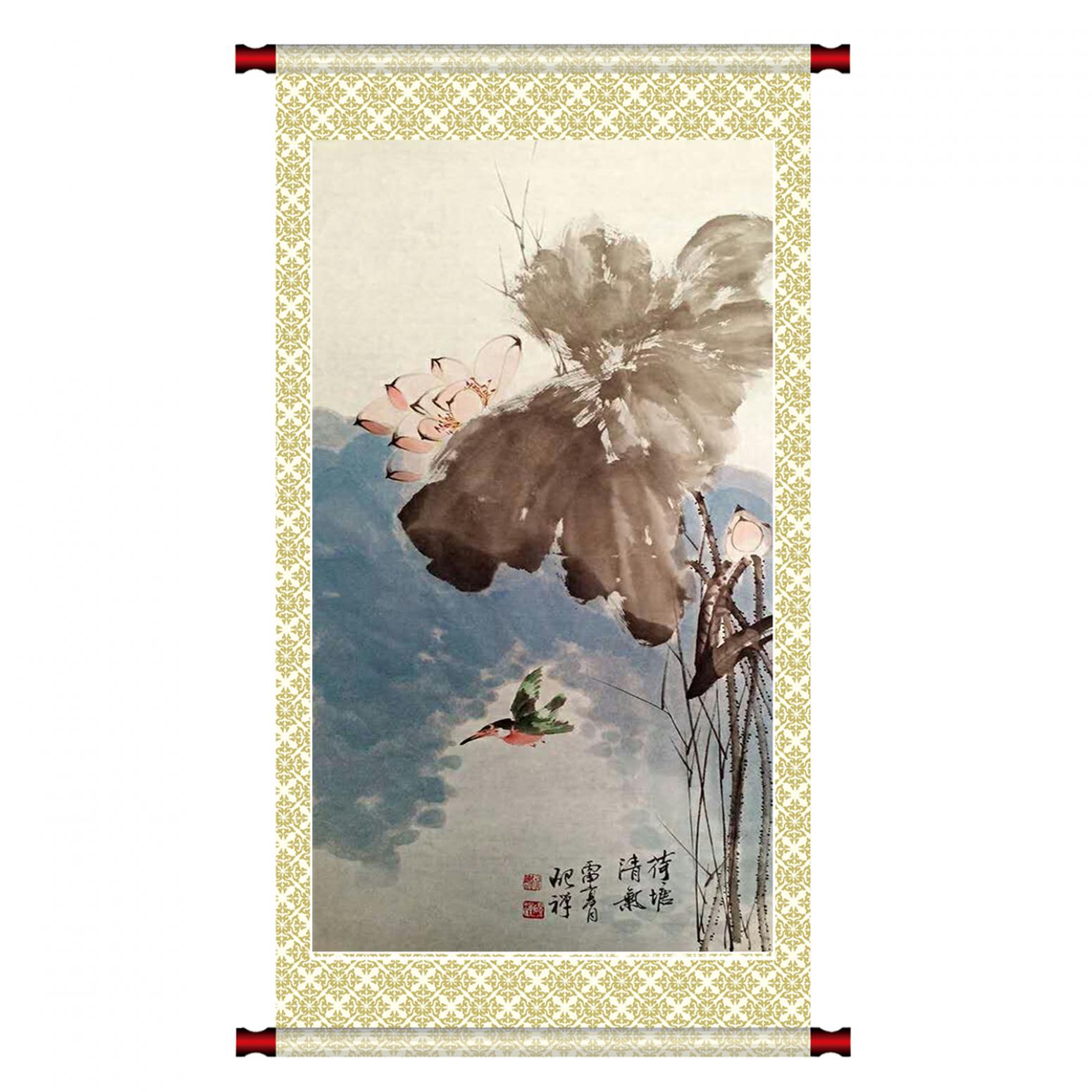 张清永国画作品《【荷塘清气】作者张清永》【图1】