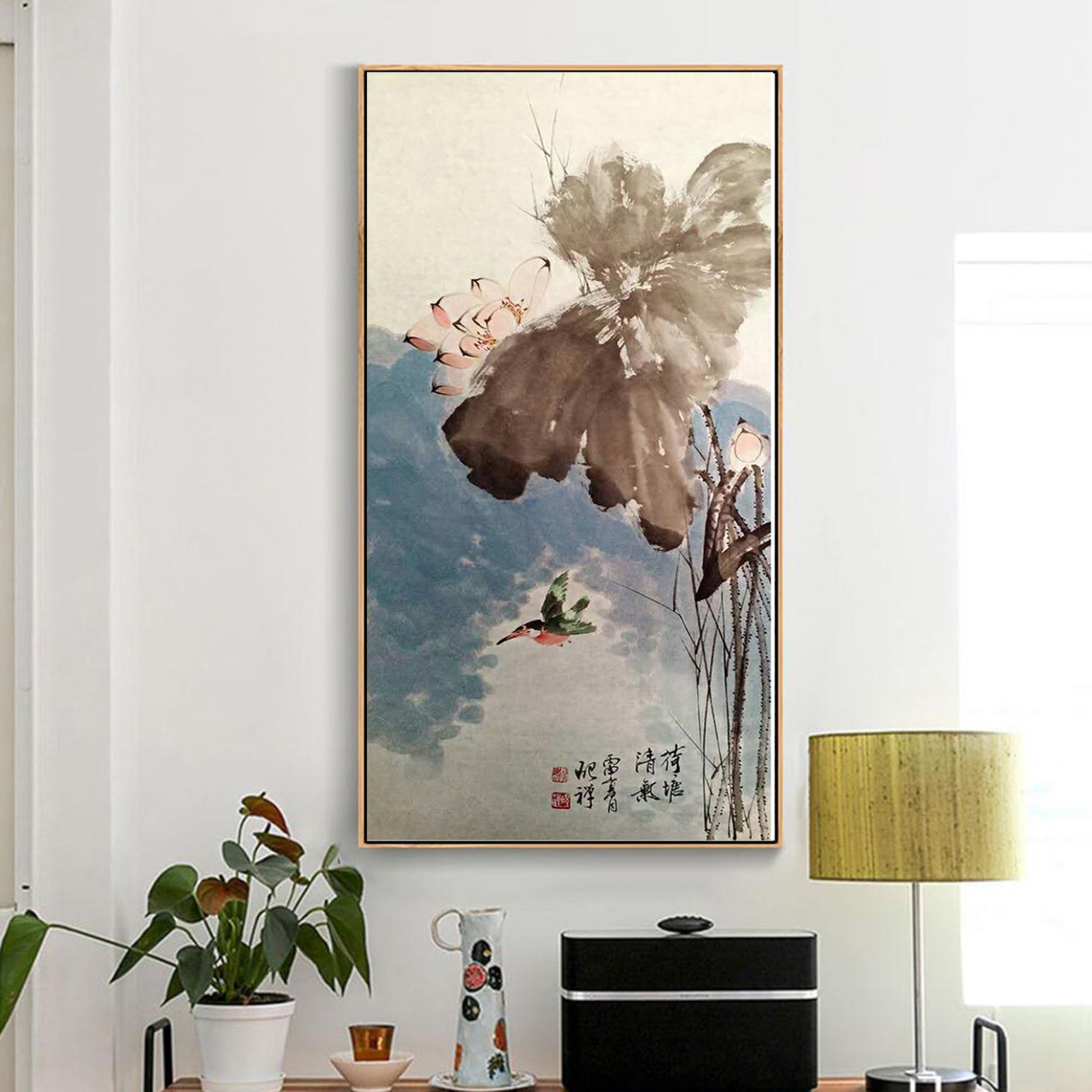 张清永国画作品《【荷塘清气】作者张清永》【图3】