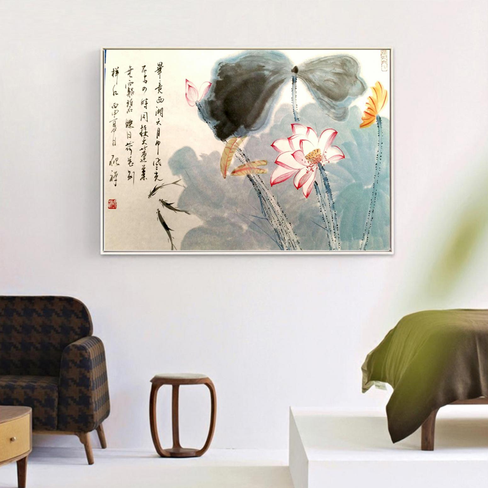 张清永国画作品《【毕竟西湖六月中】作者张清永》【图3】