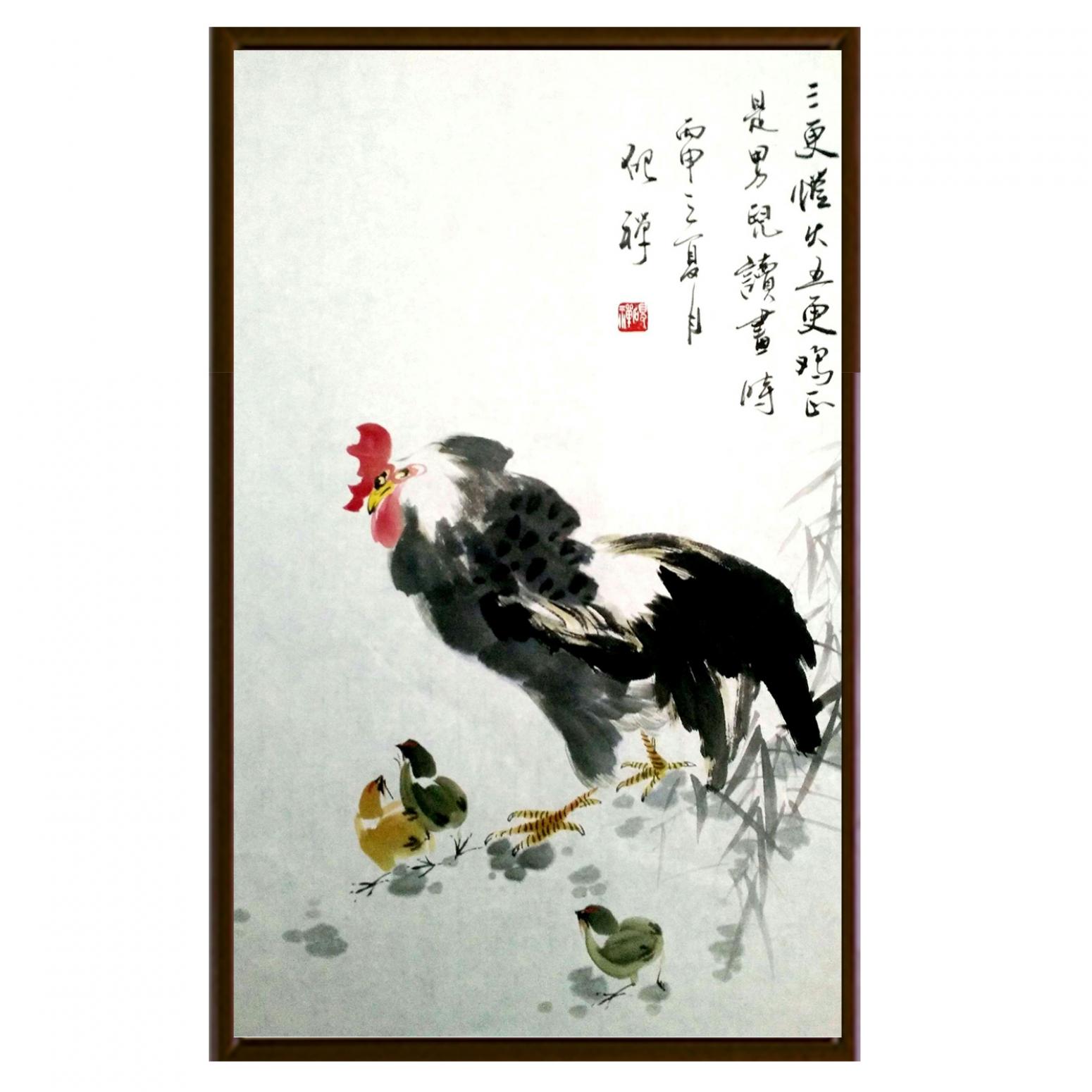 张清永国画作品《【鸡鸣舞剑】作者张清永》【图2】