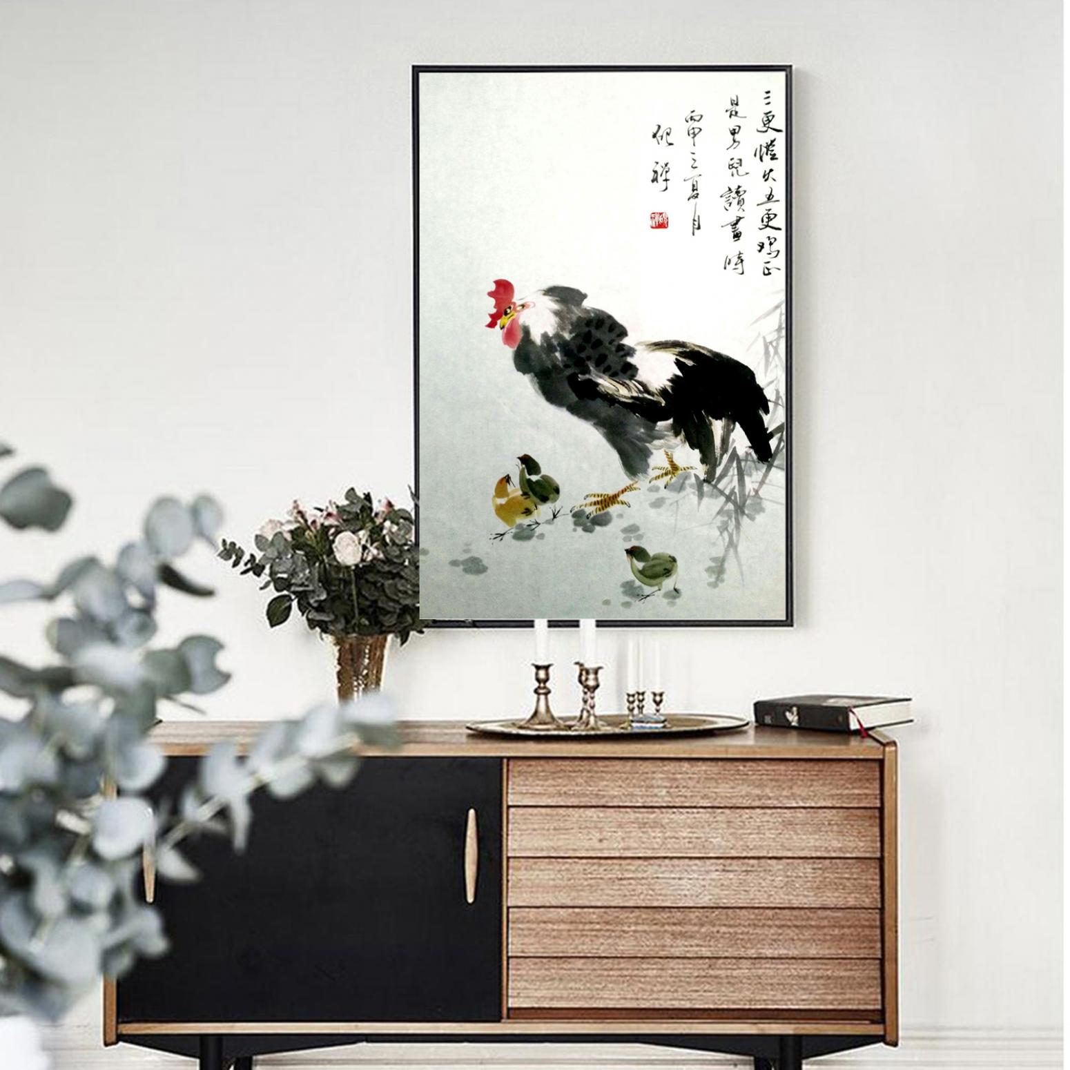 张清永国画作品《【鸡鸣舞剑】作者张清永》【图3】