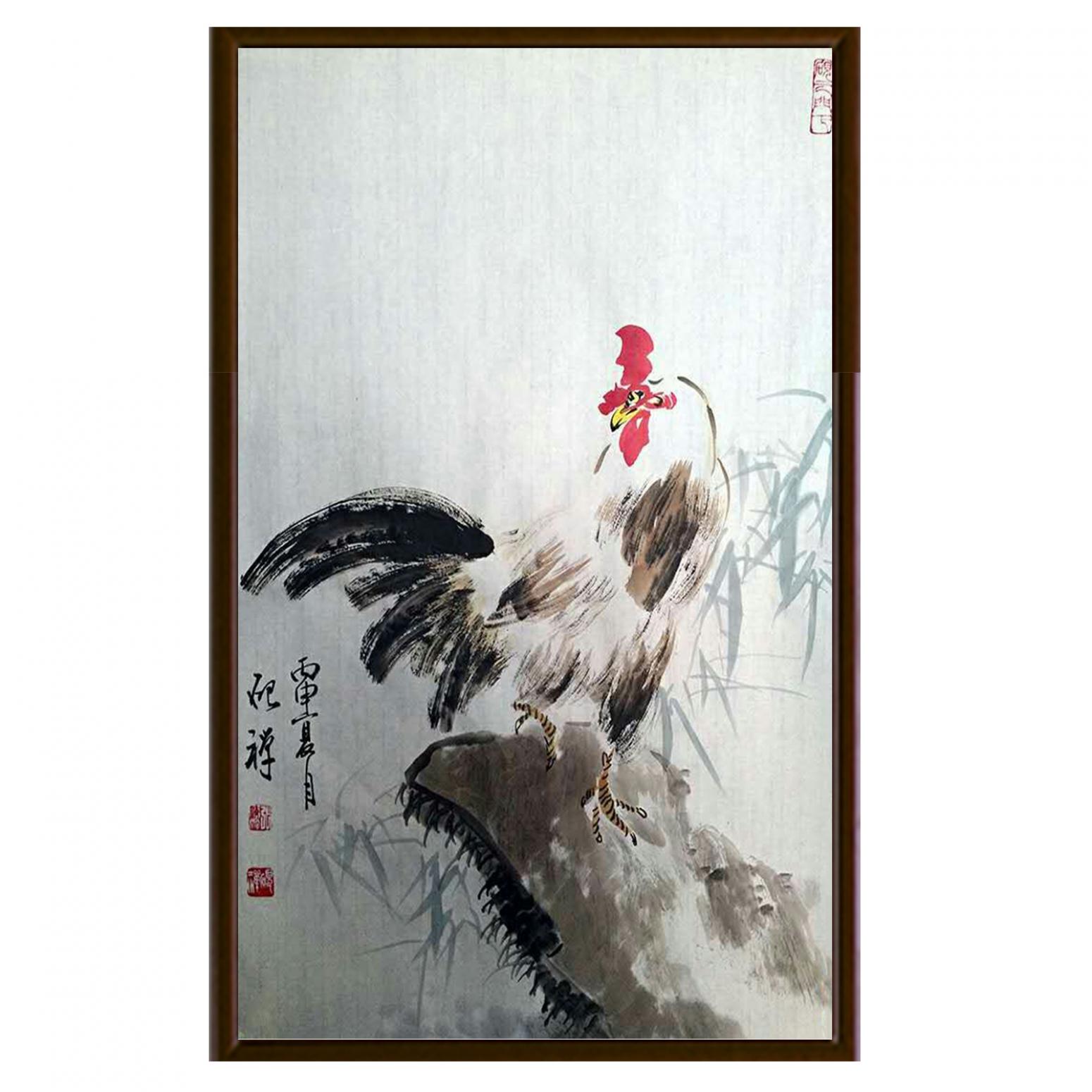 张清永国画作品《【雄立】作者张清永》【图2】