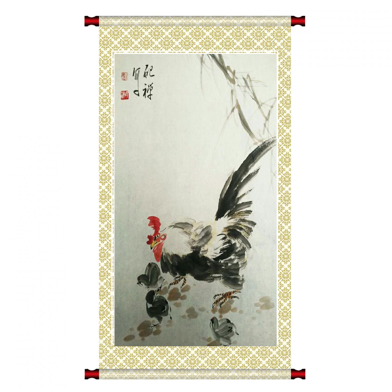 张清永国画作品《【教子图二】作者张清永》【图1】