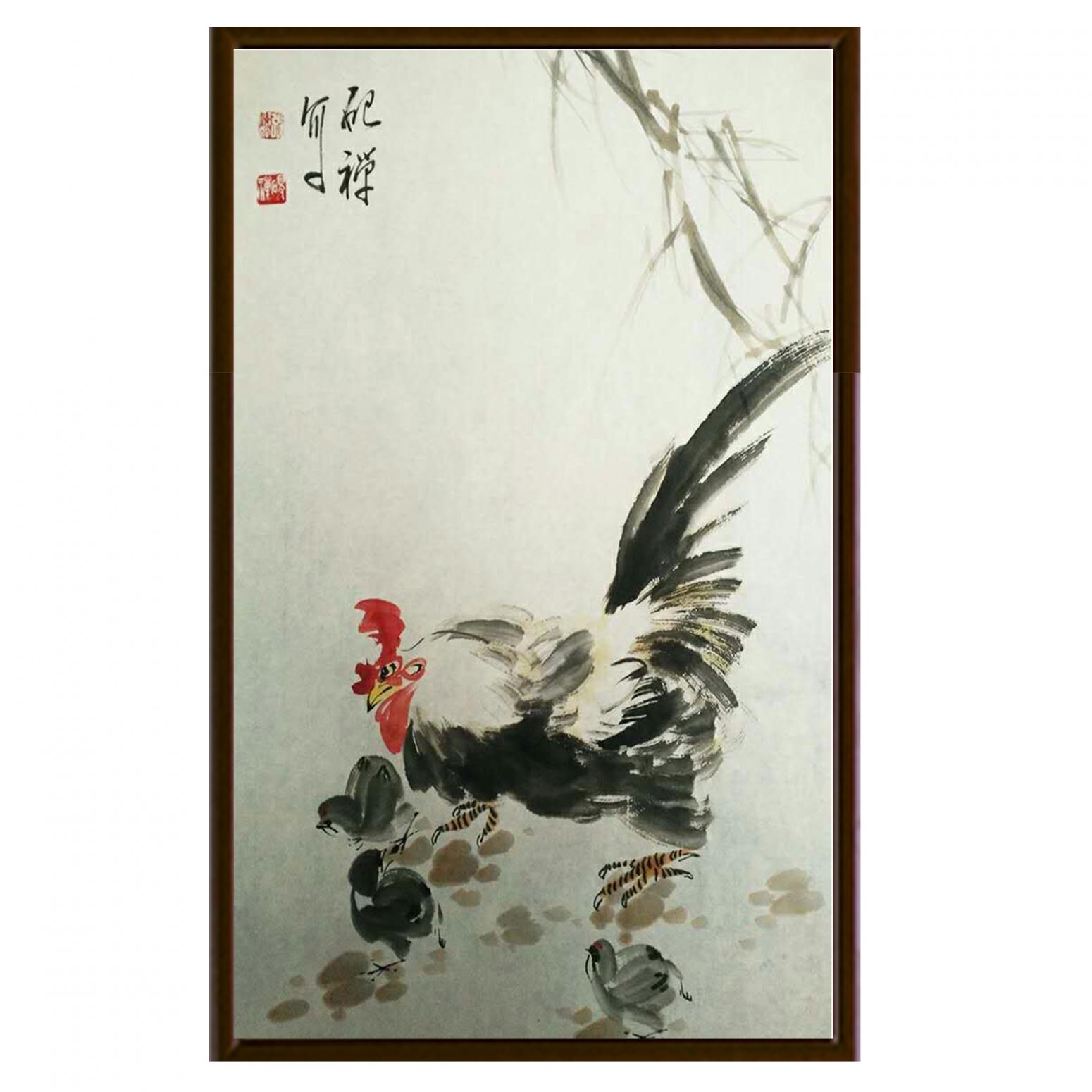 张清永国画作品《【教子图二】作者张清永》【图2】