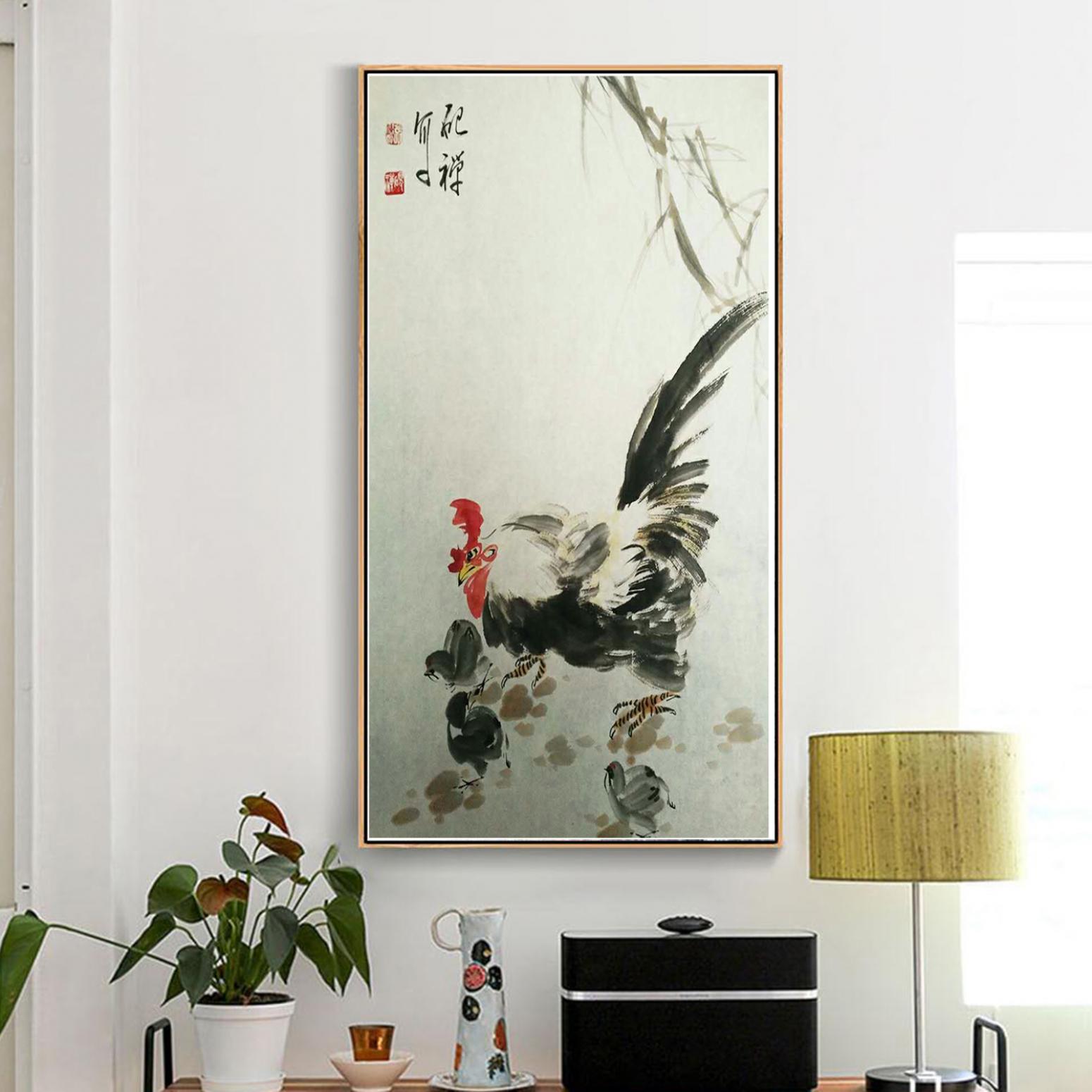 张清永国画作品《【教子图二】作者张清永》【图3】